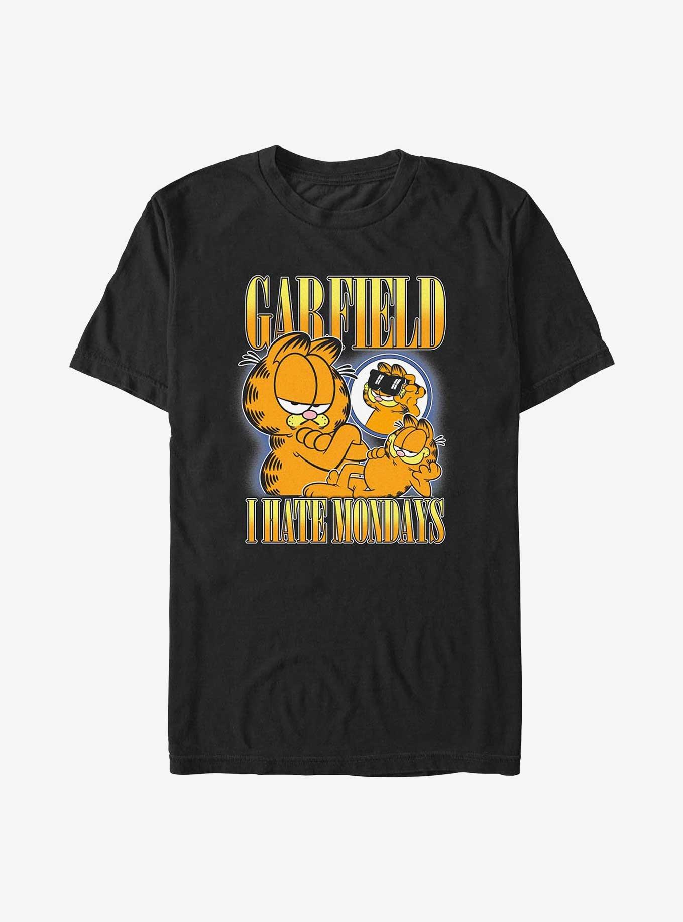 Garfield I Hate Mondays T-Shirt, BLACK, hi-res