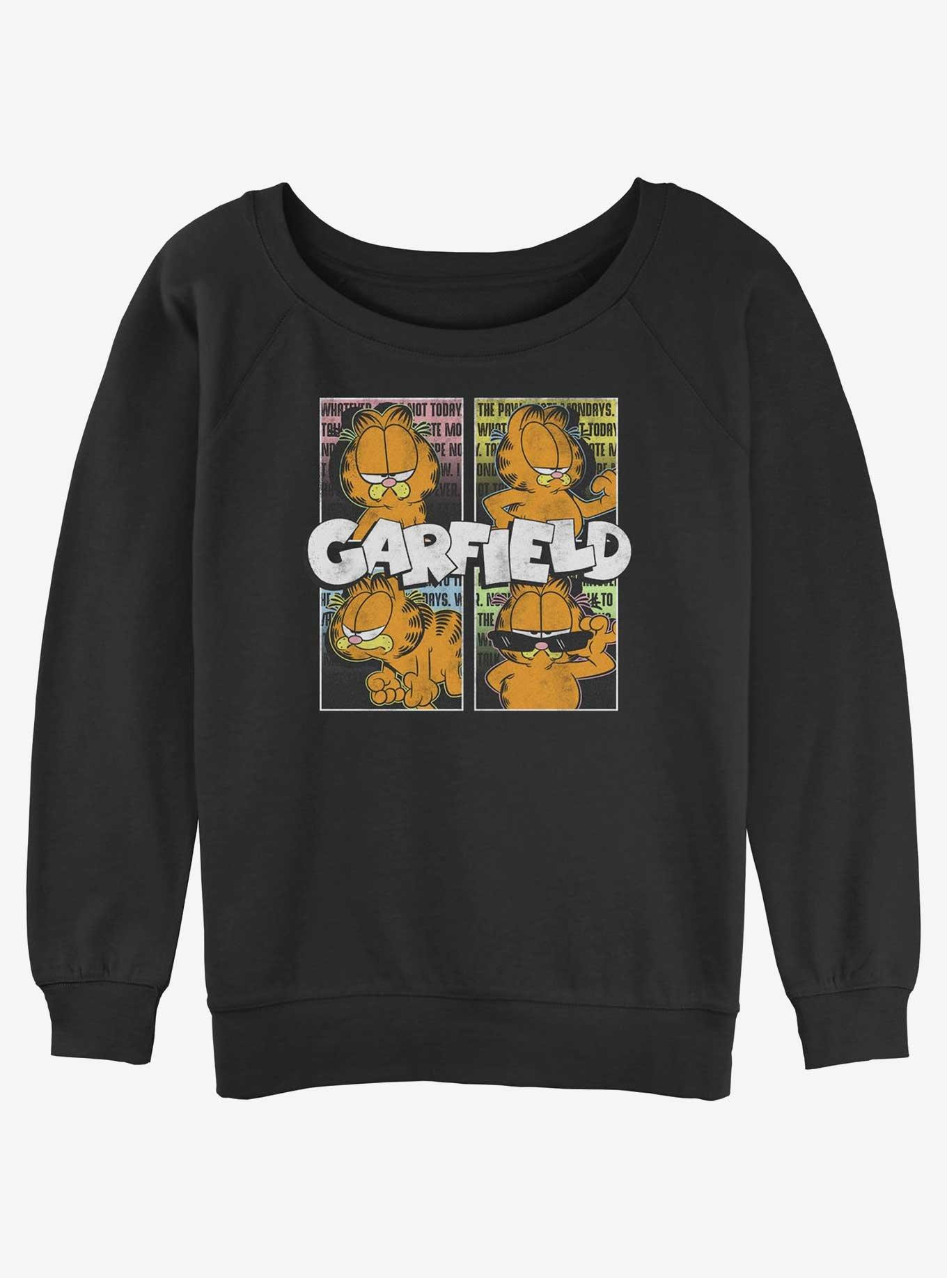 Garfield Street Cat Womens Slouchy Sweatshirt