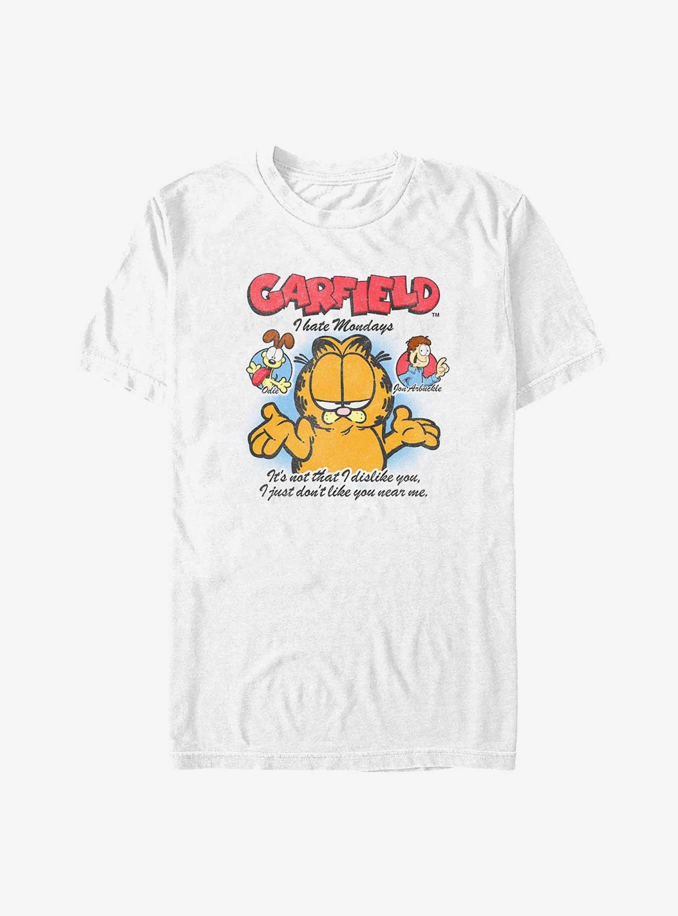 Garfield Don't Like You Near Me T-Shirt, WHITE, hi-res