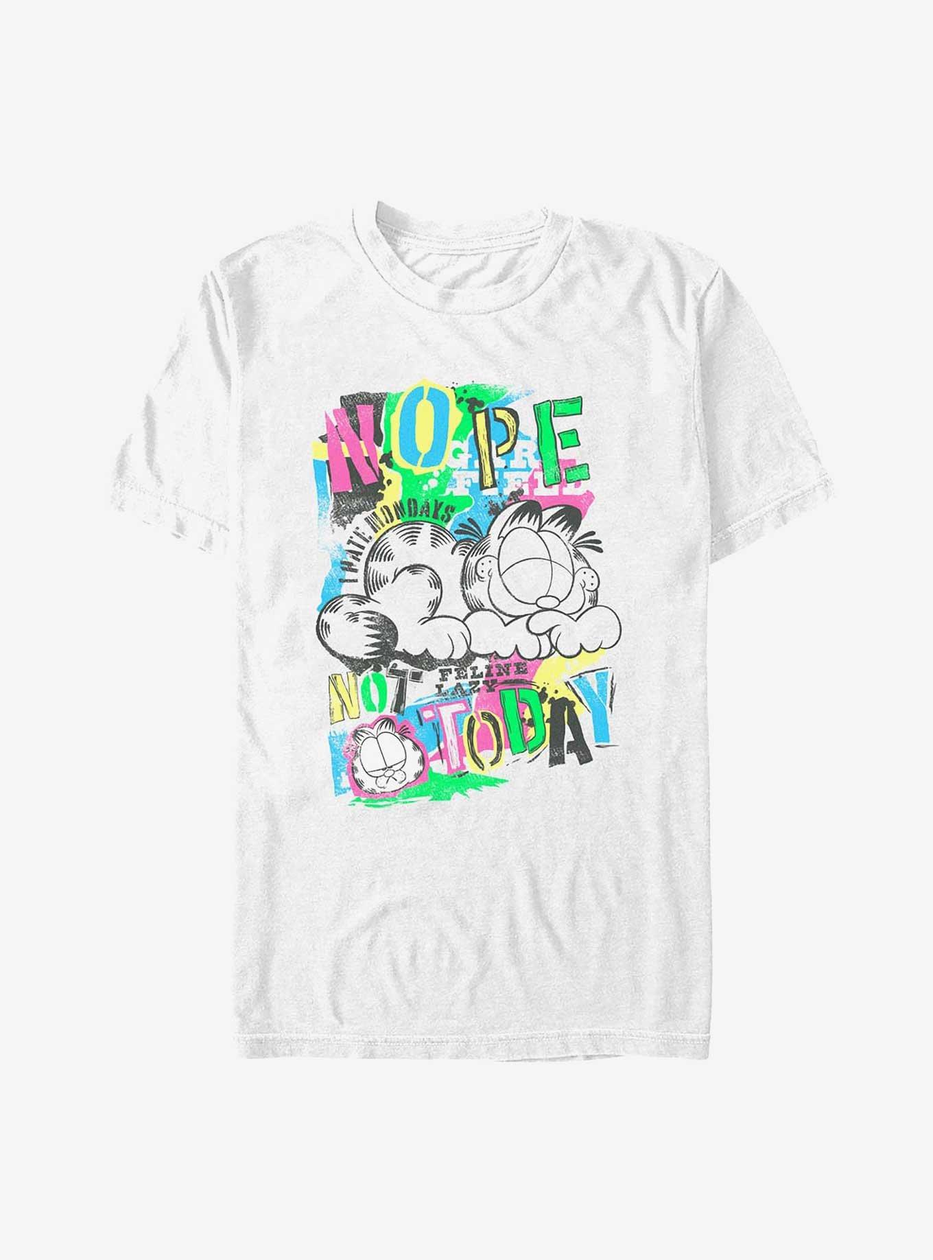 Garfield Pop Nope Not Today T-Shirt, WHITE, hi-res