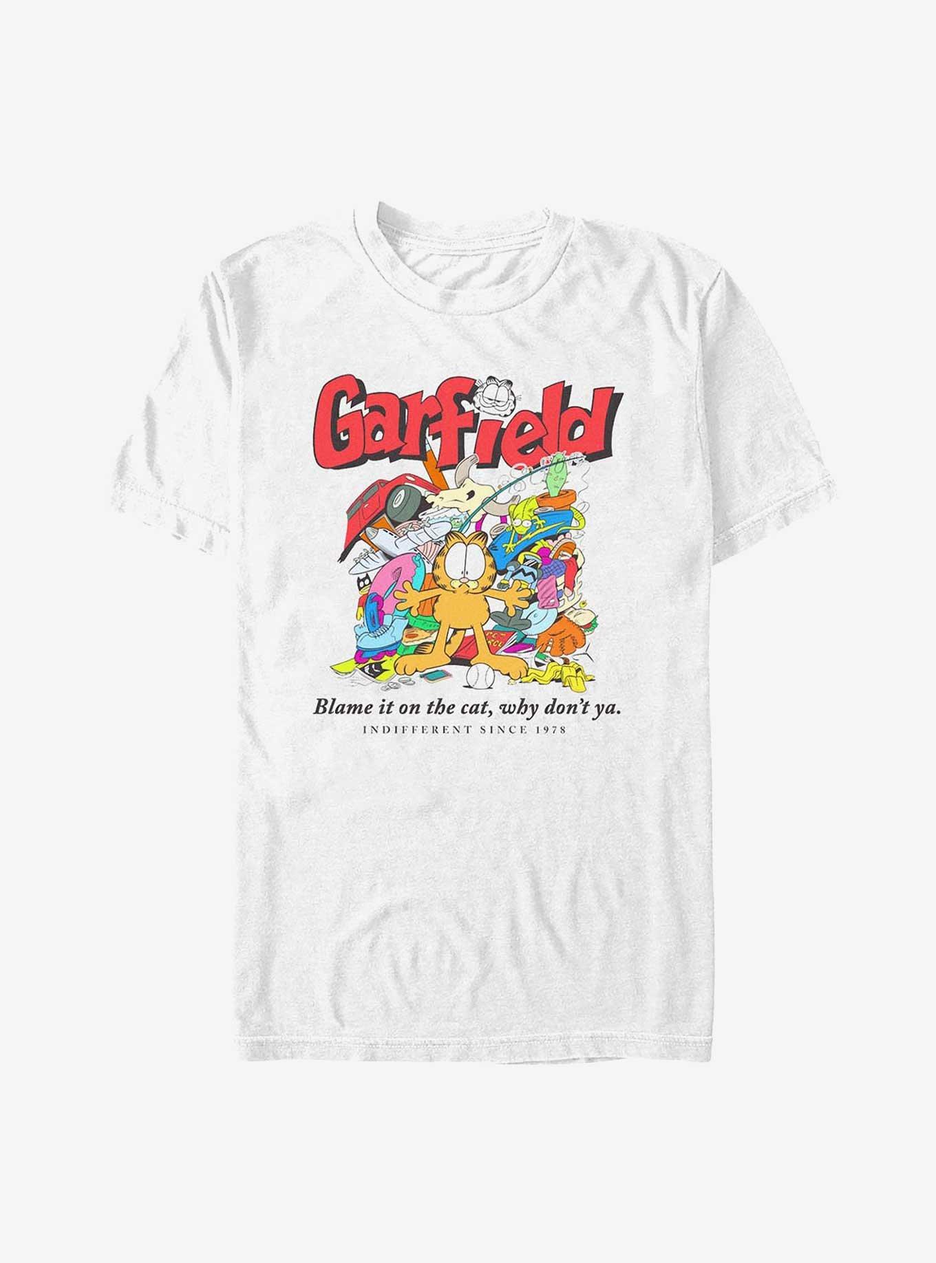 Garfield Don't Blame The Cat T-Shirt, WHITE, hi-res