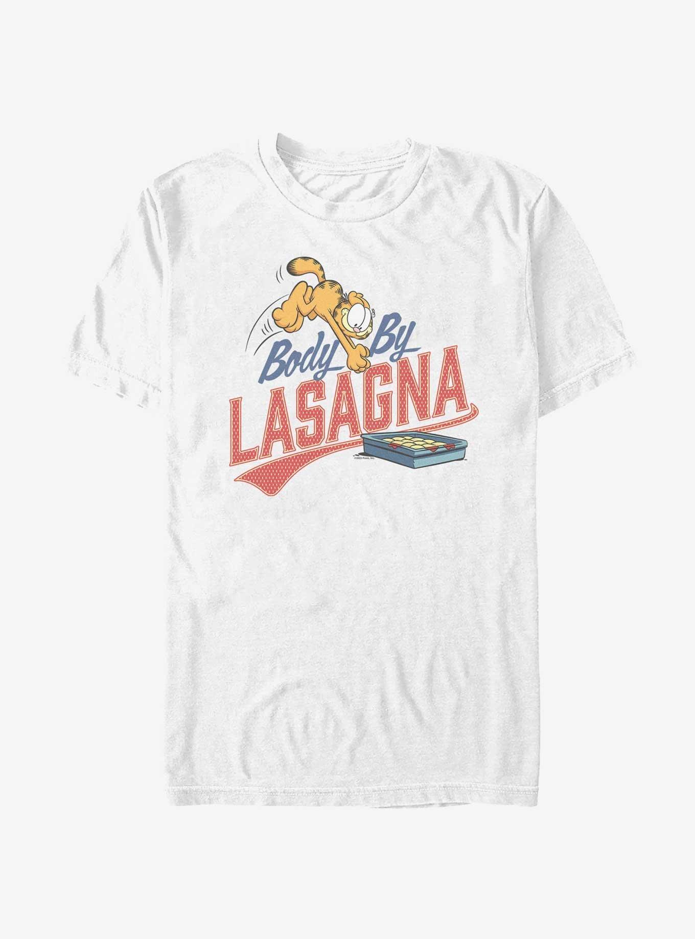 Garfield Lasagna Body T-Shirt, WHITE, hi-res