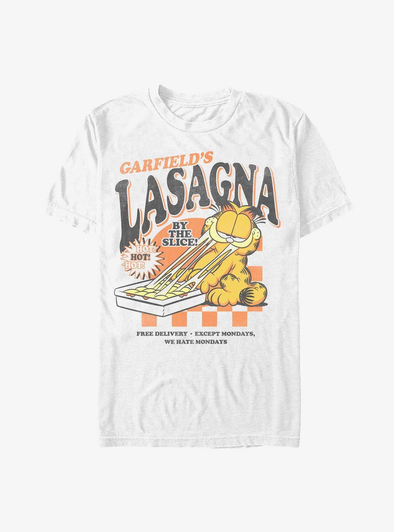 Garfield Lasagna Business T-Shirt, WHITE, hi-res