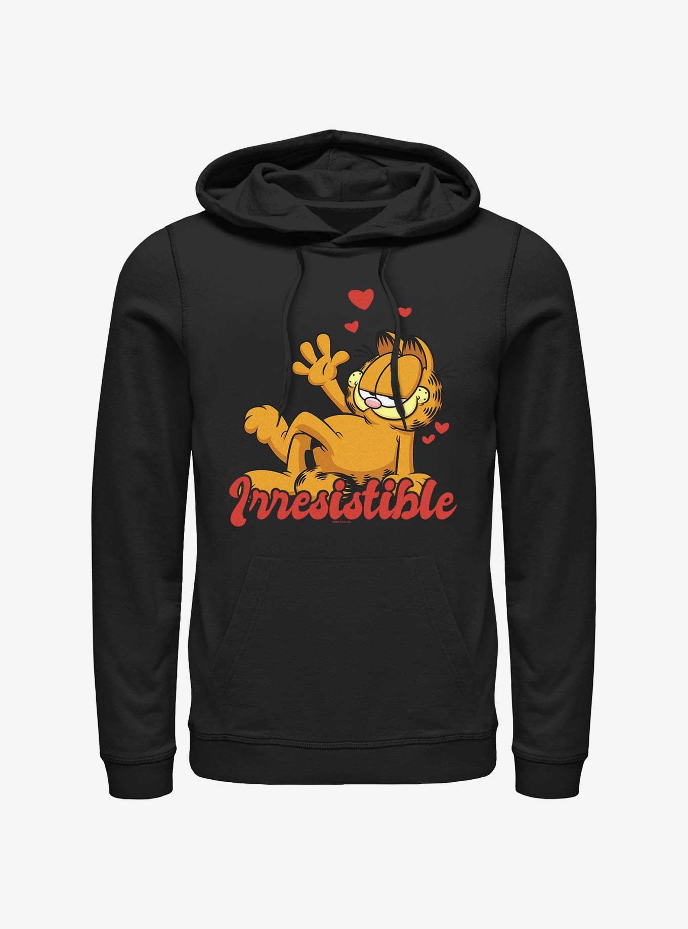 Garfield Irresistible Cat Hoodie, BLACK, hi-res