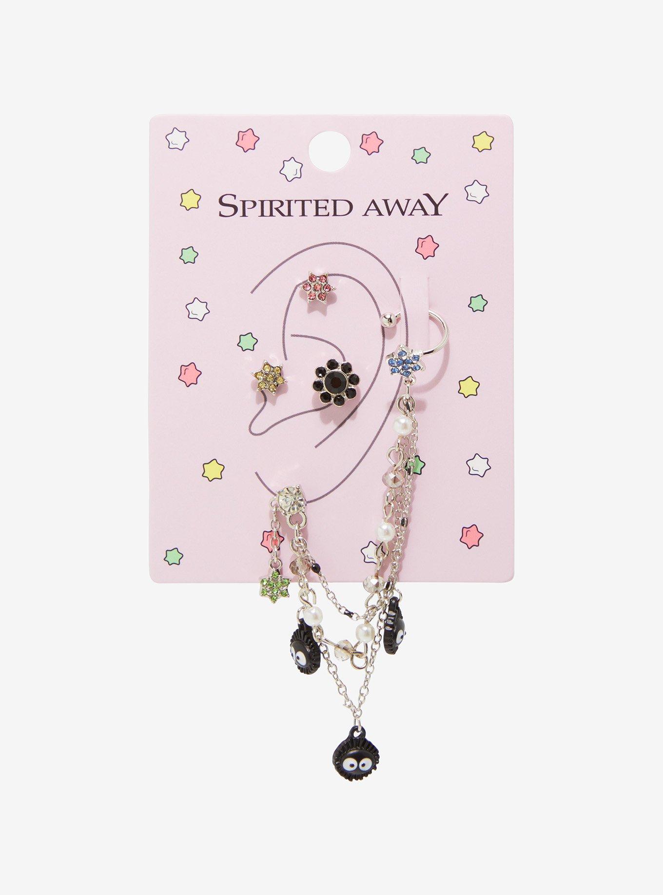 Studio Ghibli Spirited Away Soot Sprite Earring Set - BoxLunch Exclusive, , hi-res