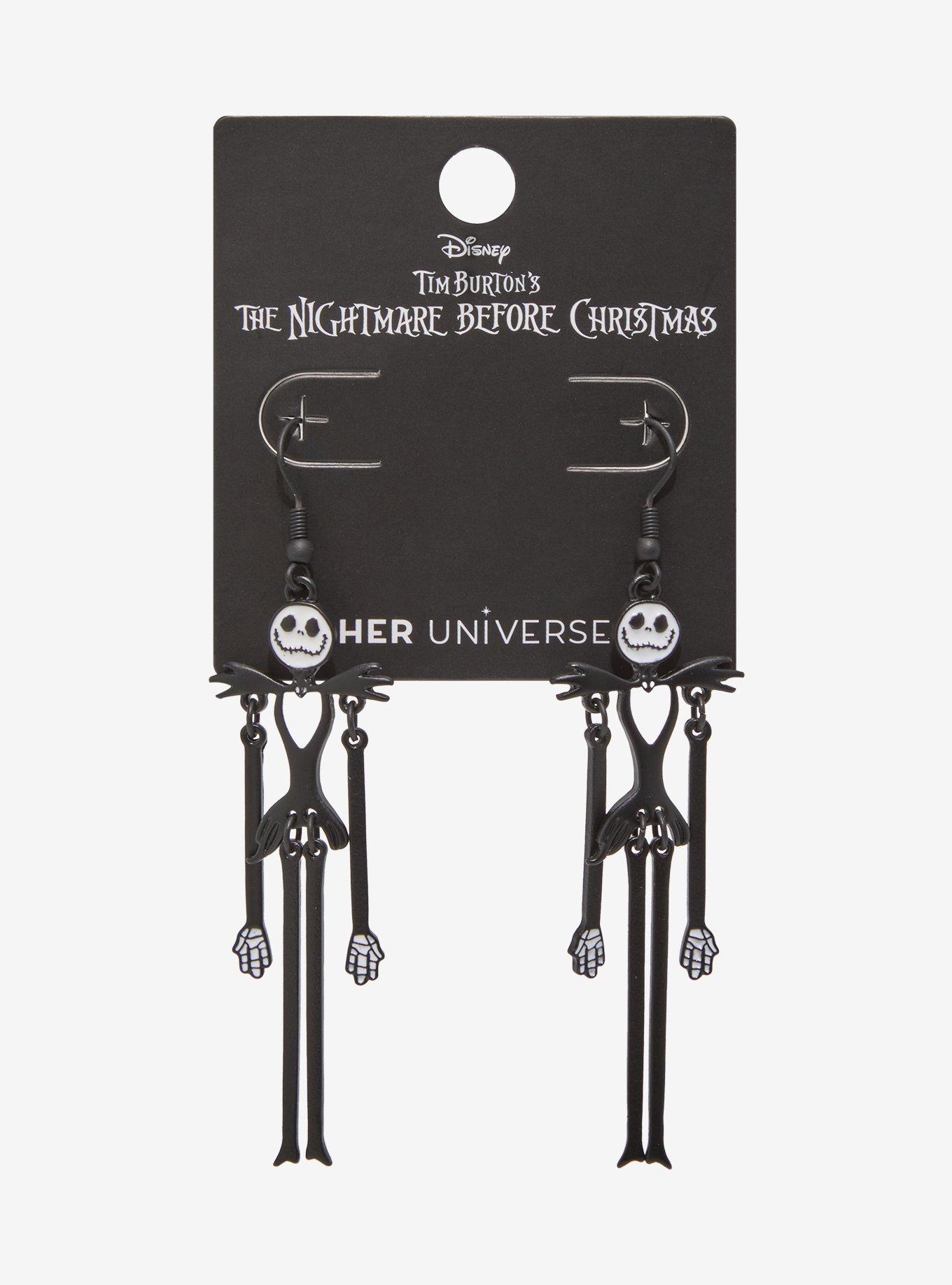 Her Universe Disney The Nightmare Before Christmas Jack Skellington Hanging Earrings &mdash; BoxLunch Exclusive, , hi-res