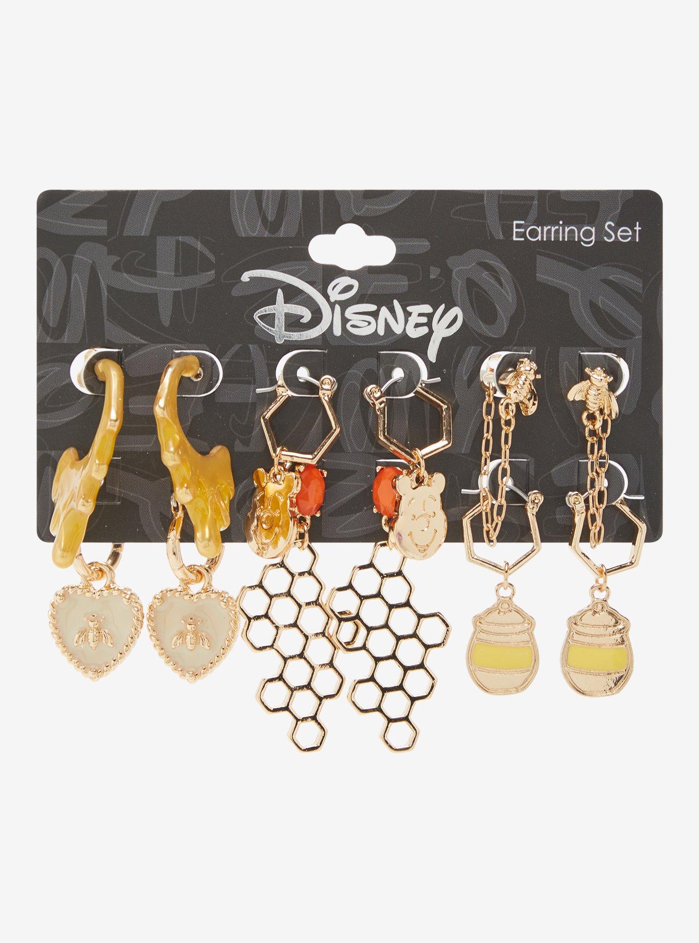 Disney Winnie the Pooh Honey Icons Earring Set - BoxLunch Exclusive, , hi-res