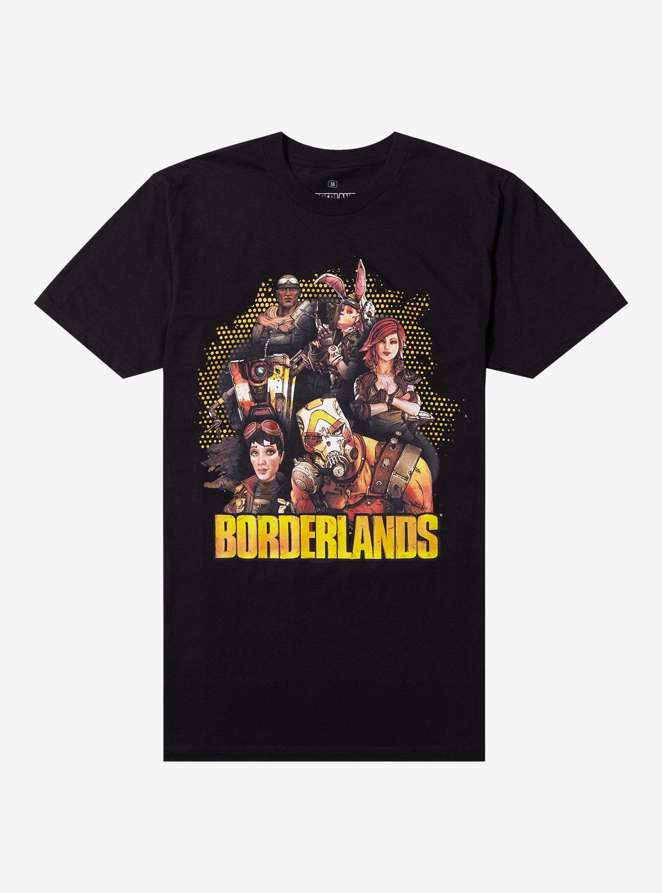 Borderlands Characters T-Shirt, BLACK, hi-res