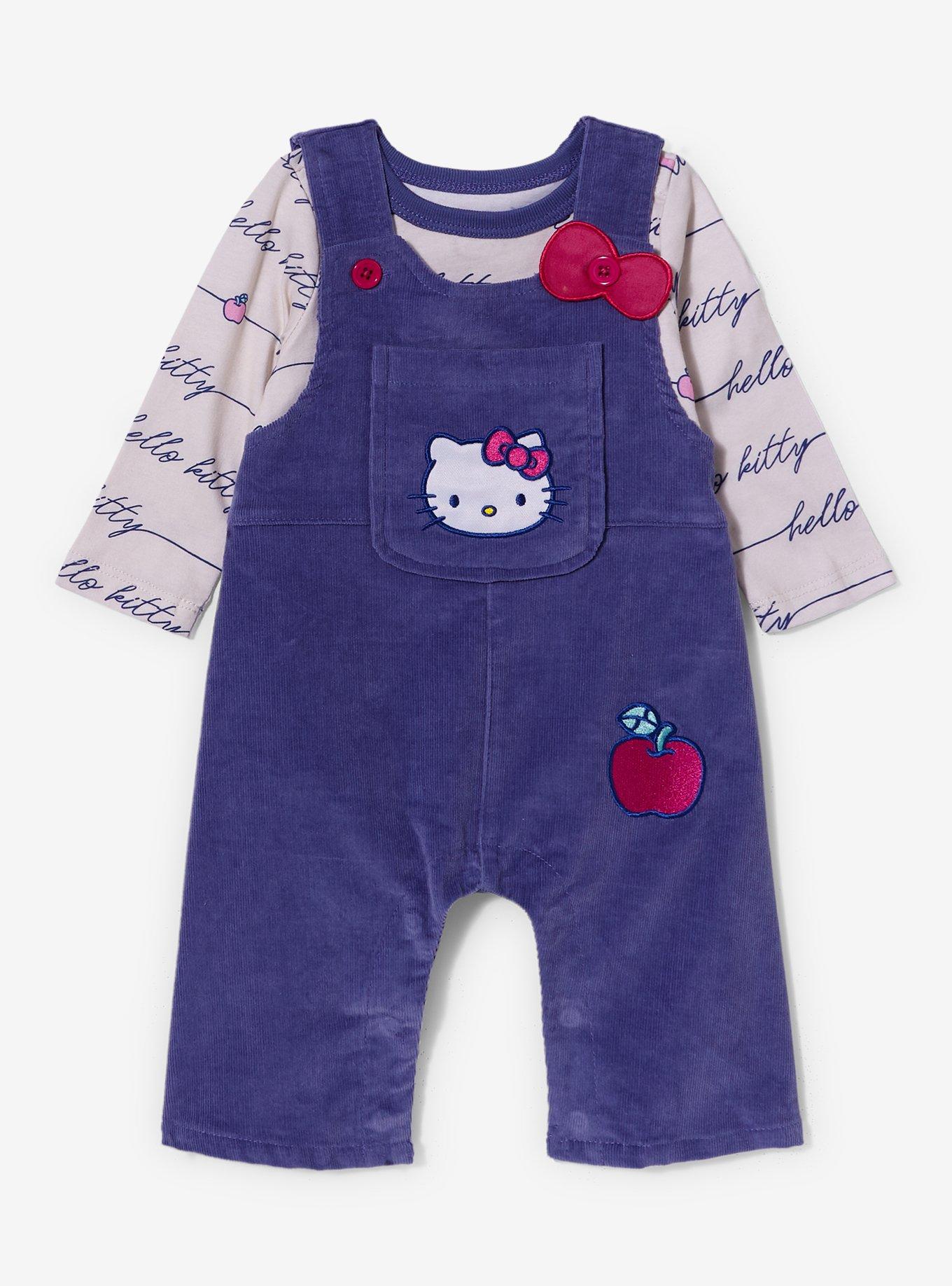 Sanrio Hello Kitty Apple Infant Shirt and Overall Set, , hi-res