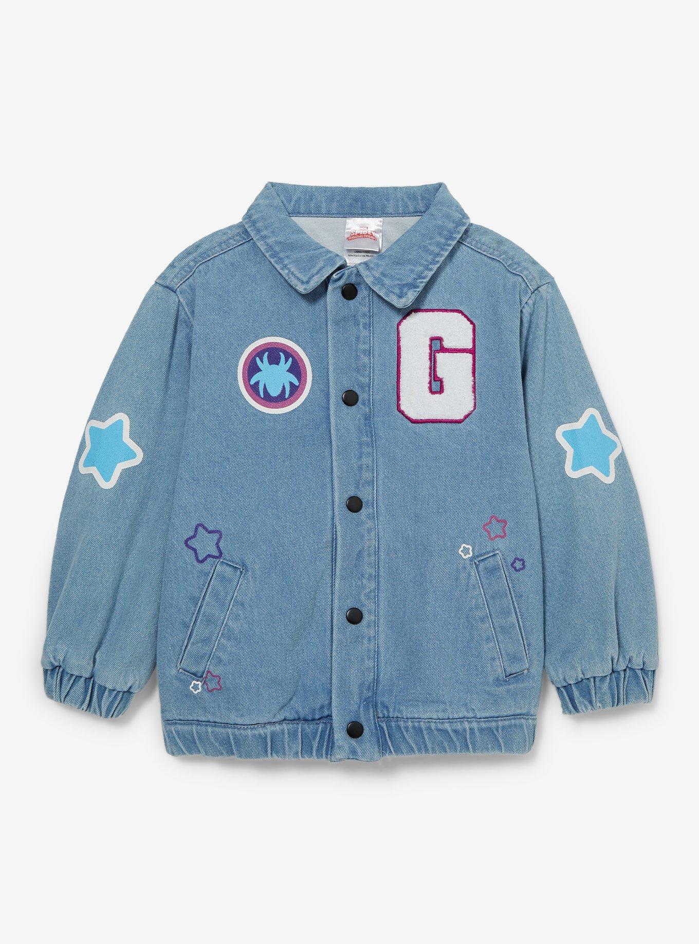 Marvel Spidey and His Amazing Friends Ghost-Spider Toddler Denim Jacket - BoxLunch Exclusive, MULTI, hi-res