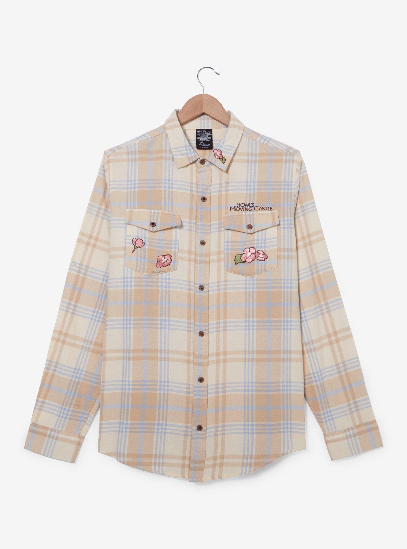 Our Universe Studio Ghibli® Howl's Moving Castle Sophie & Howl Embroidered Flannel 
