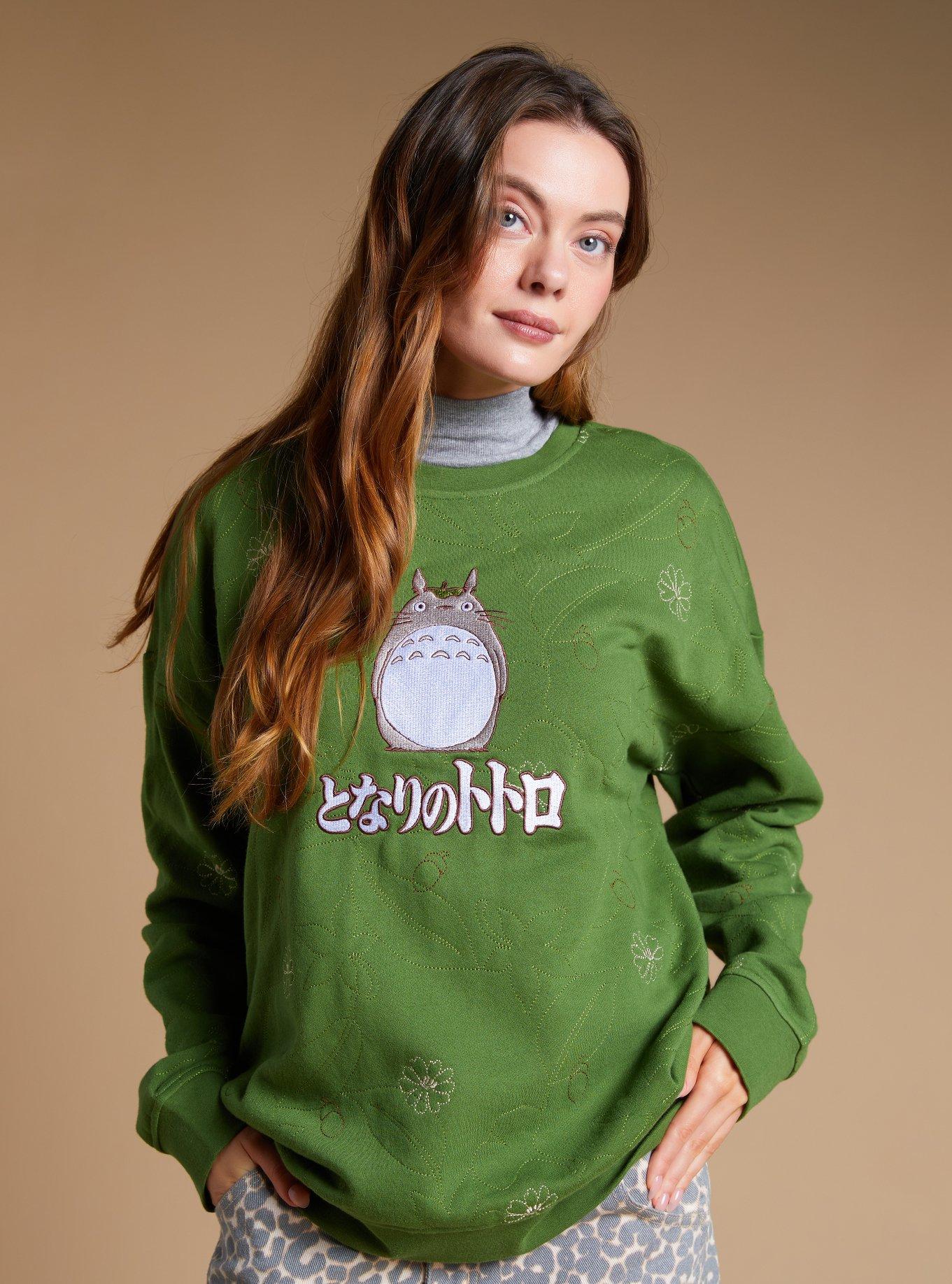 Studio Ghibli® My Neighbor Totoro Embroidered Floral Sweatshirt, , hi-res