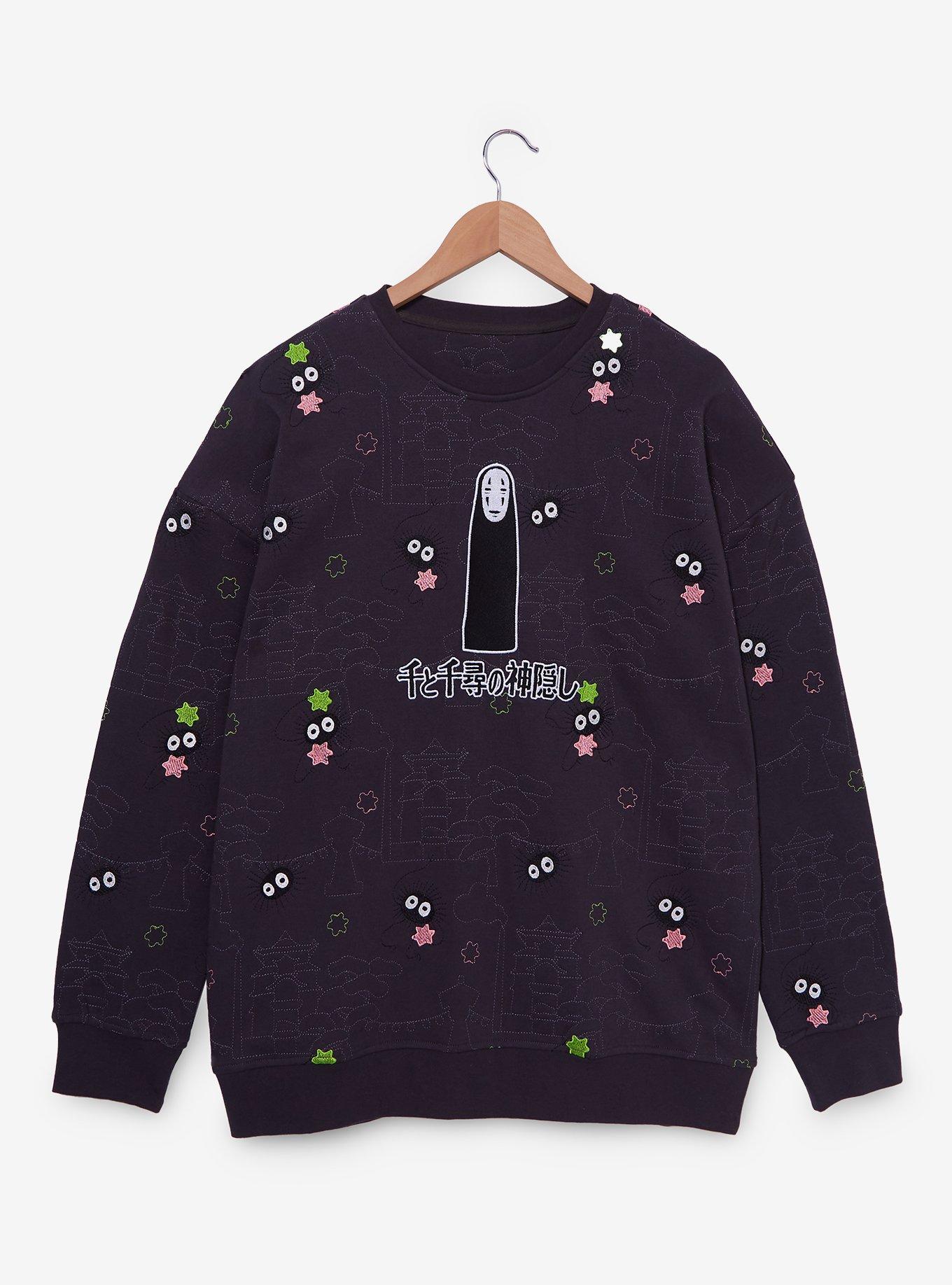 Our Universe Studio Ghibli® Spirited Away No-Face Embroidered Allover Print Sweatshirt, , hi-res