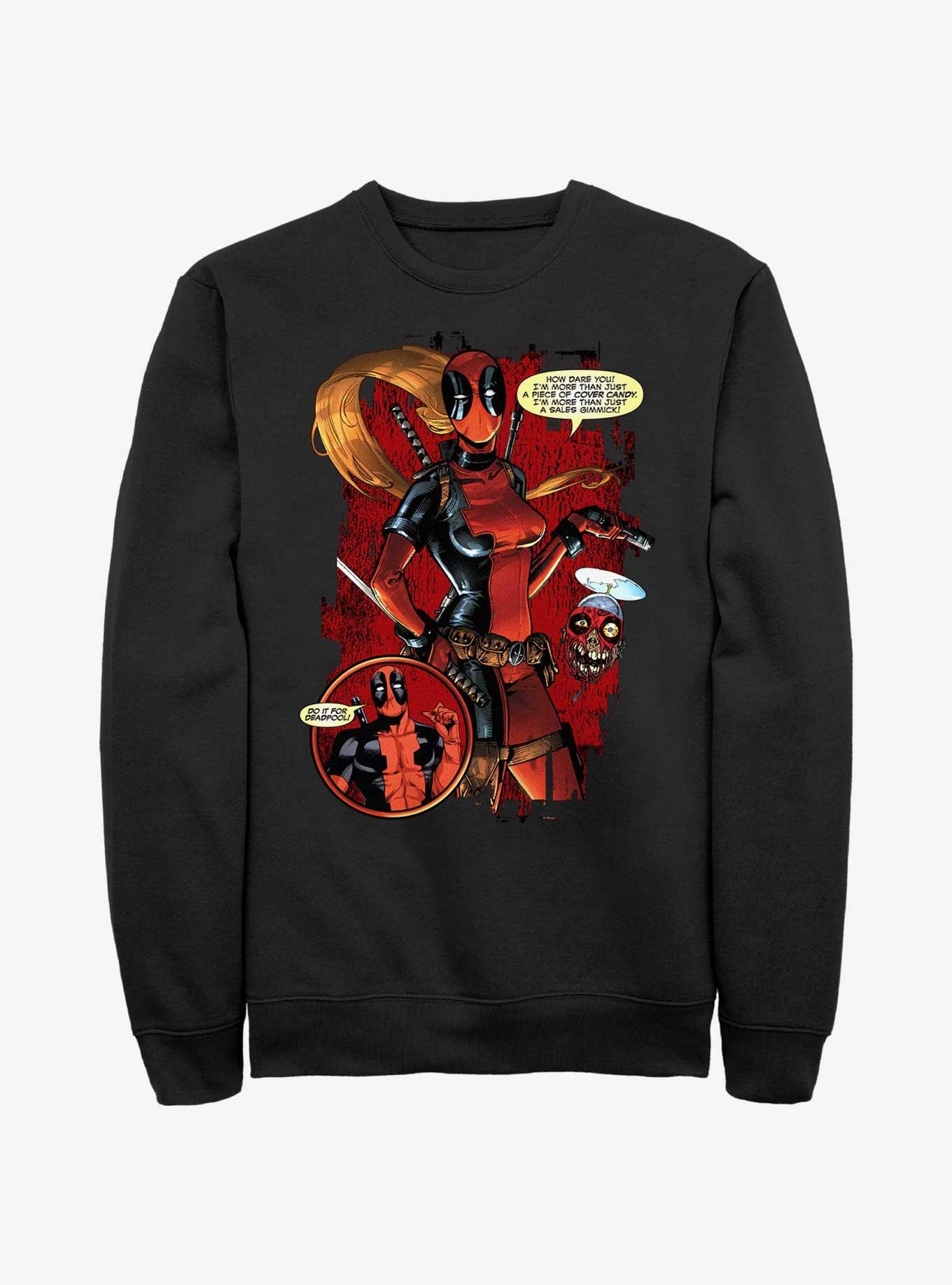 Marvel Deadpool Lady Pool Cover Candy Sweatshirt, , hi-res