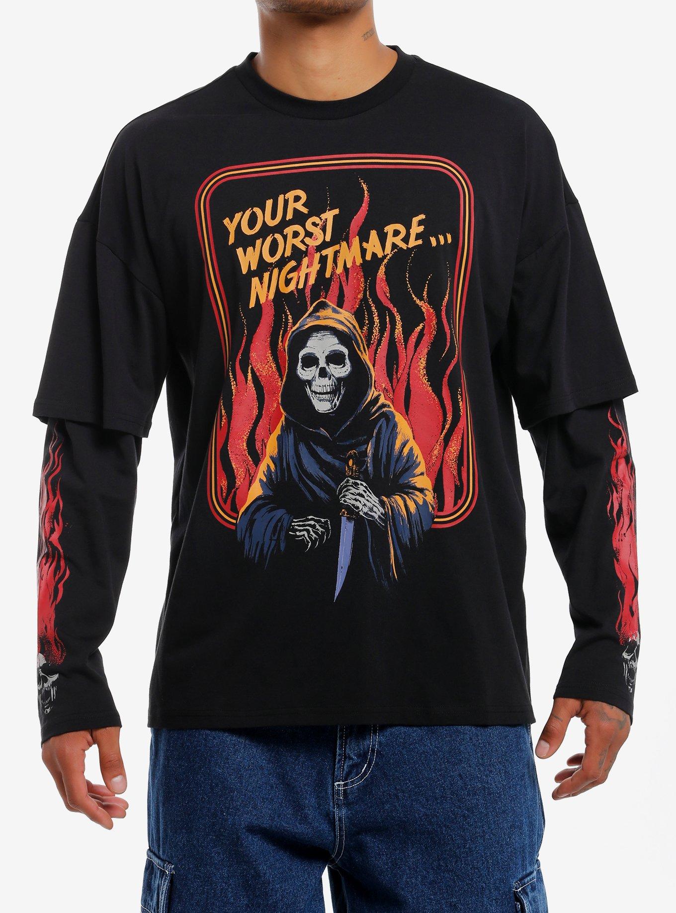 Grim Reaper Worst Nightmare Twofer Long-Sleeve T-Shirt, , hi-res