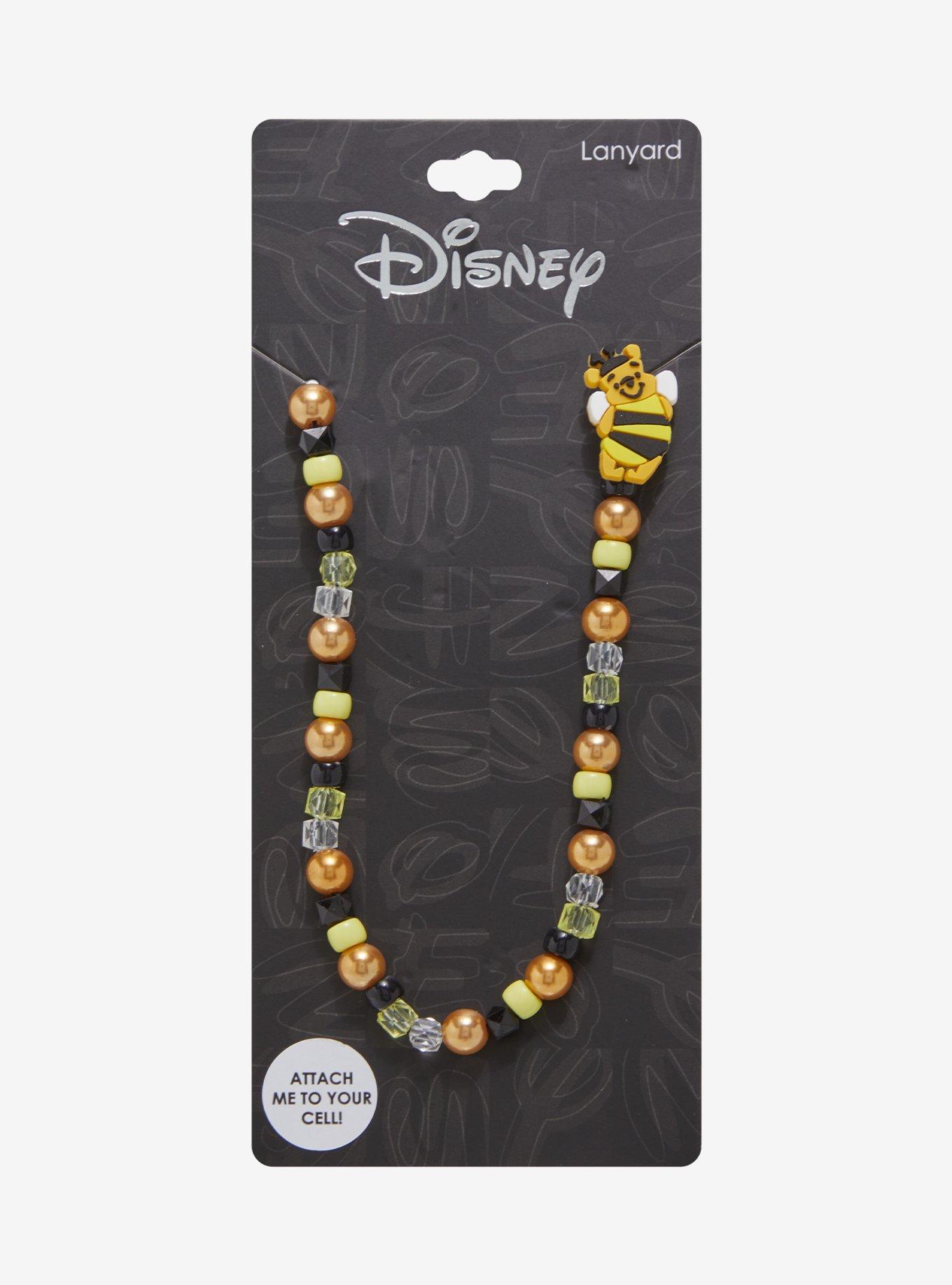 Disney Winnie the Pooh Bumblebee Beaded Phone Charm — BoxLunch Exclusive, , hi-res