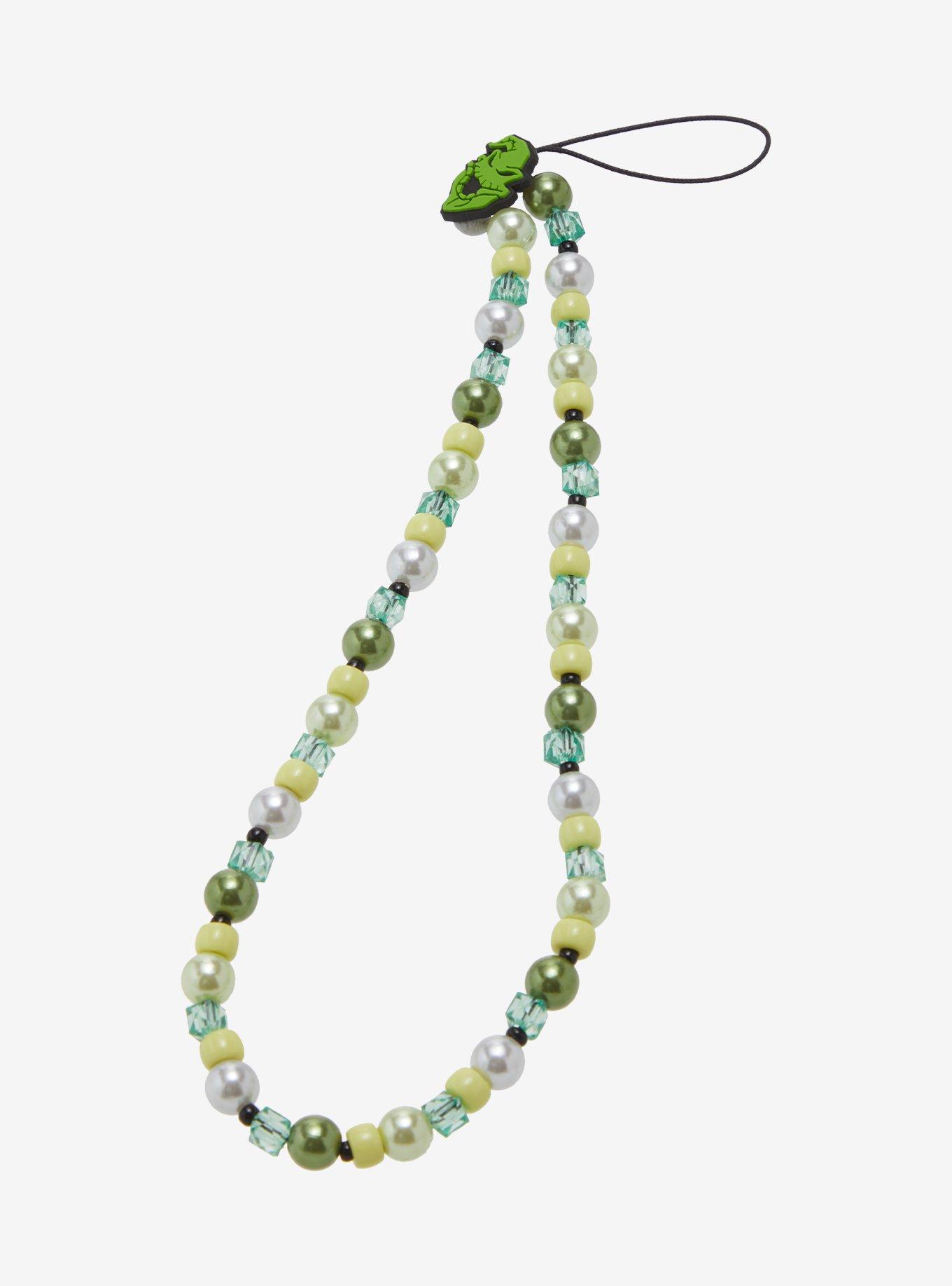 Disney The Nightmare Before Christmas Oogie Boogie Glow-in-the-Dark Beaded Phone Charm &mdash; BoxLunch Exclusive, , hi-res