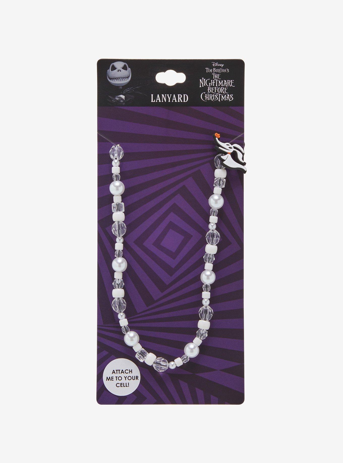 Disney The Nightmare Before Christmas Zero Beaded Phone Charm