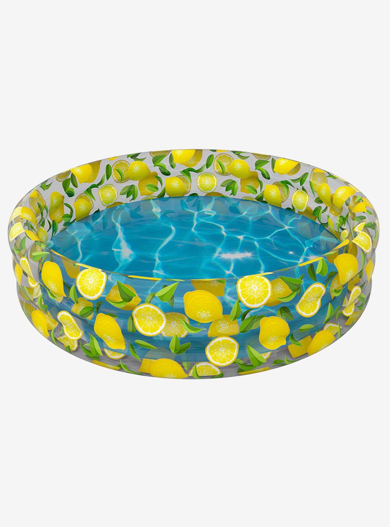 Inflatable Lemon Sunning Pool, , hi-res