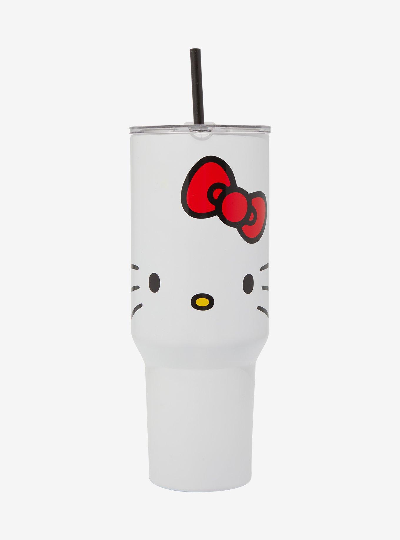 Sanrio Hello Kitty Face Straw Tumbler with Handle, , hi-res