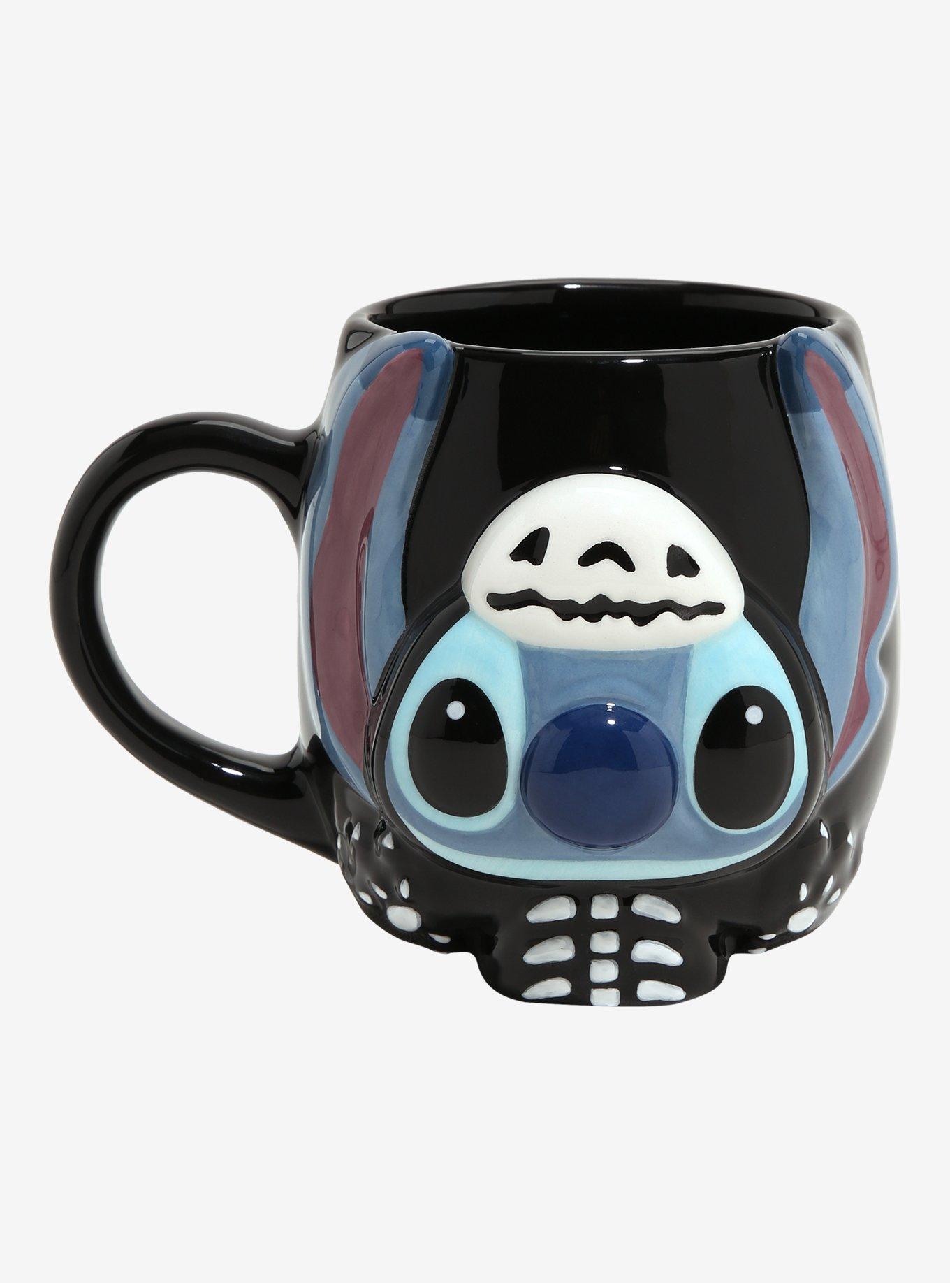 Disney Lilo & Stitch Skeleton Costume Stitch Figural Mug, , hi-res