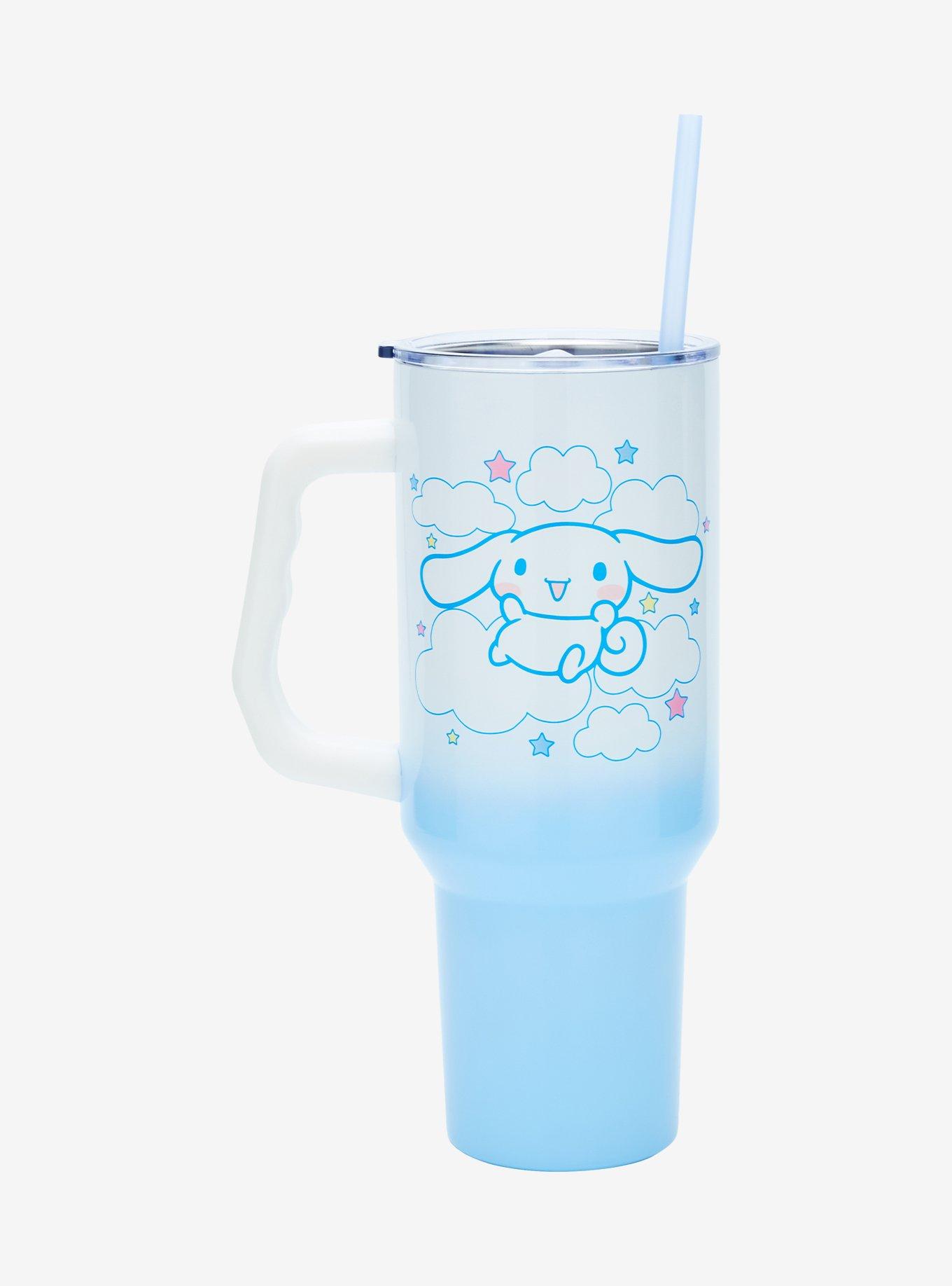 Sanrio Cinnamoroll Clouds Straw Tumbler with Handle, , hi-res