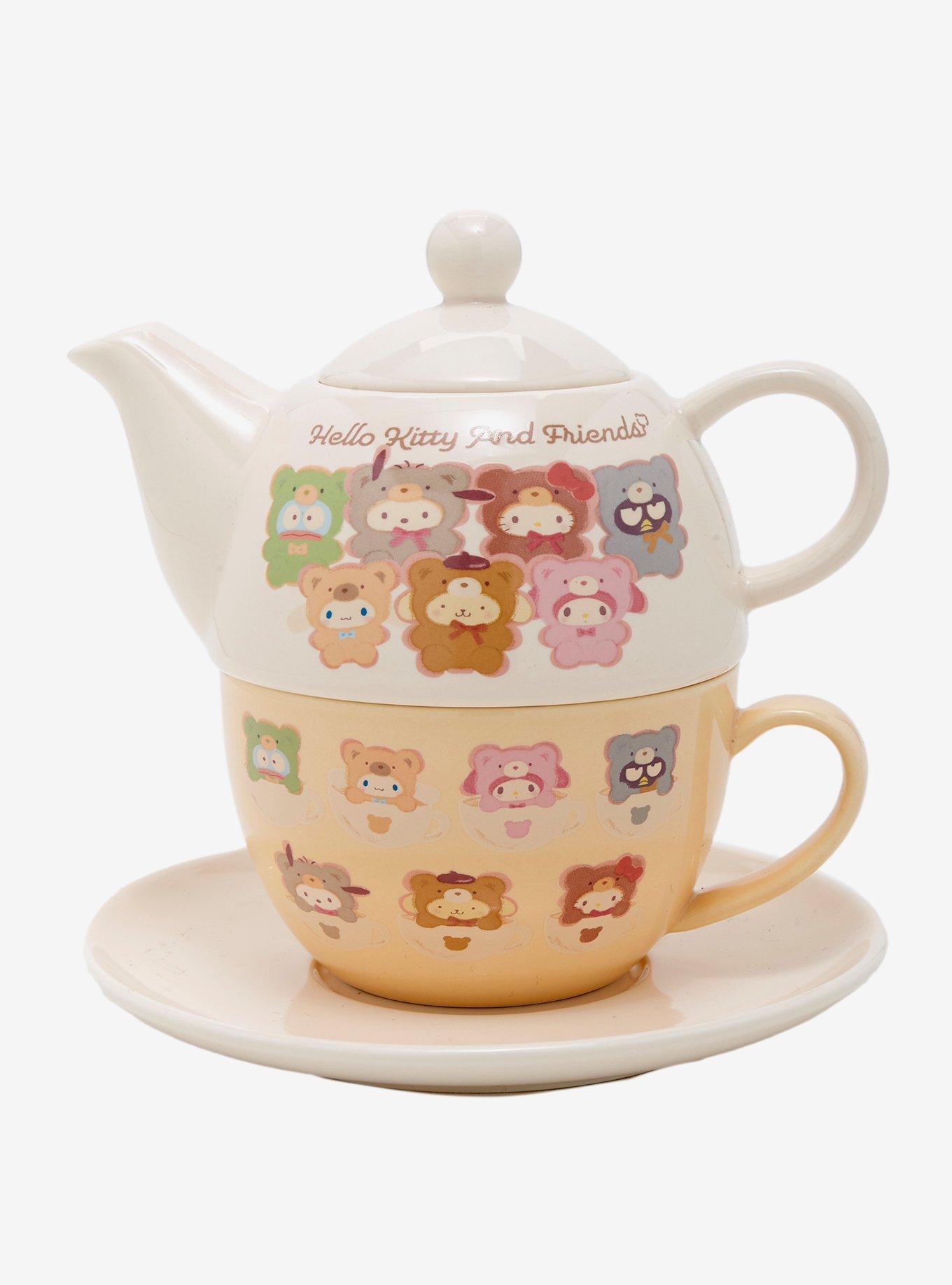Sanrio Hello Kitty and Friends Latte Bear Teapot and Cup Set