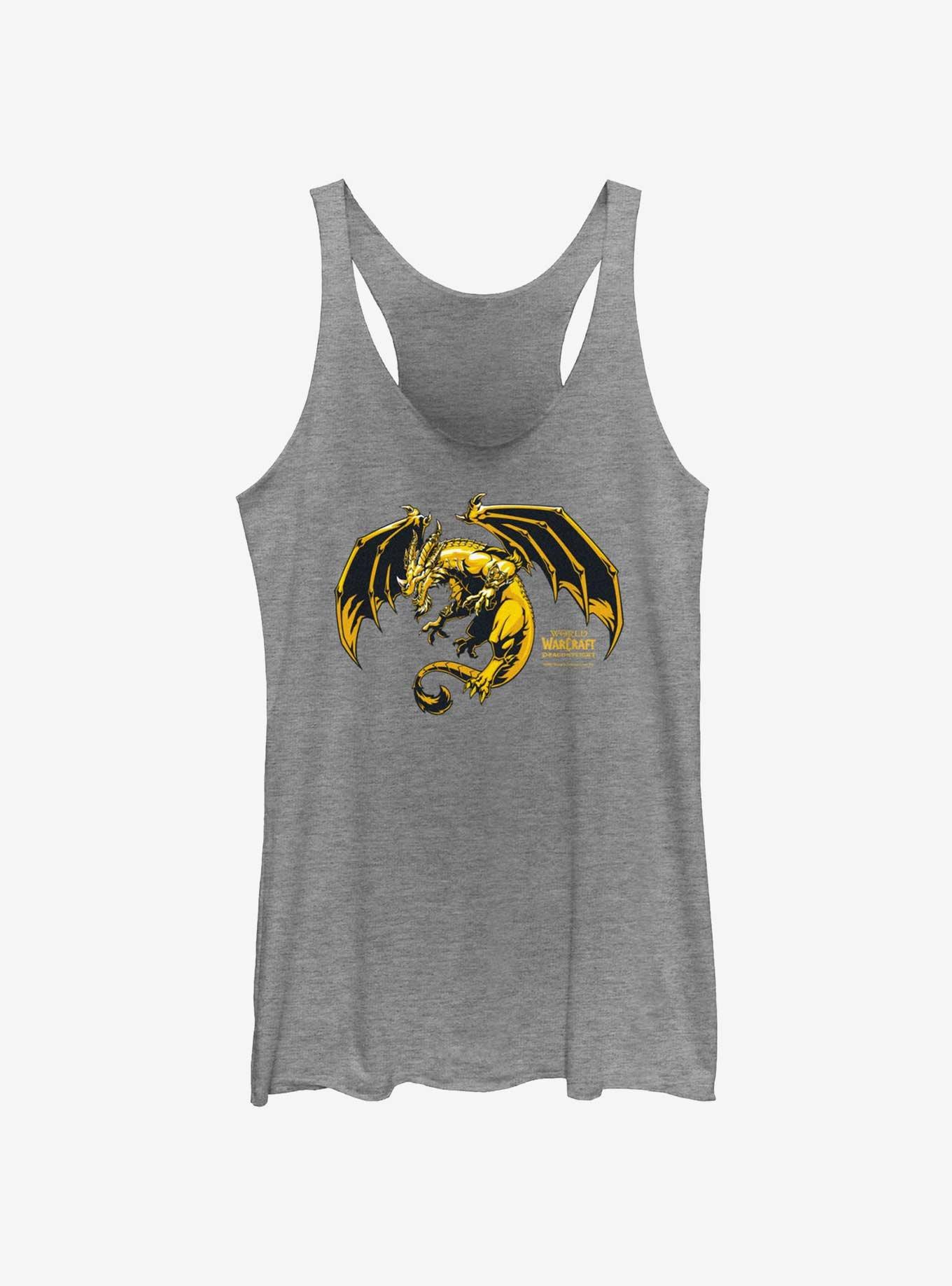 World Of Warcraft Bronze Dragon Girls Raw Edge Tank, , hi-res