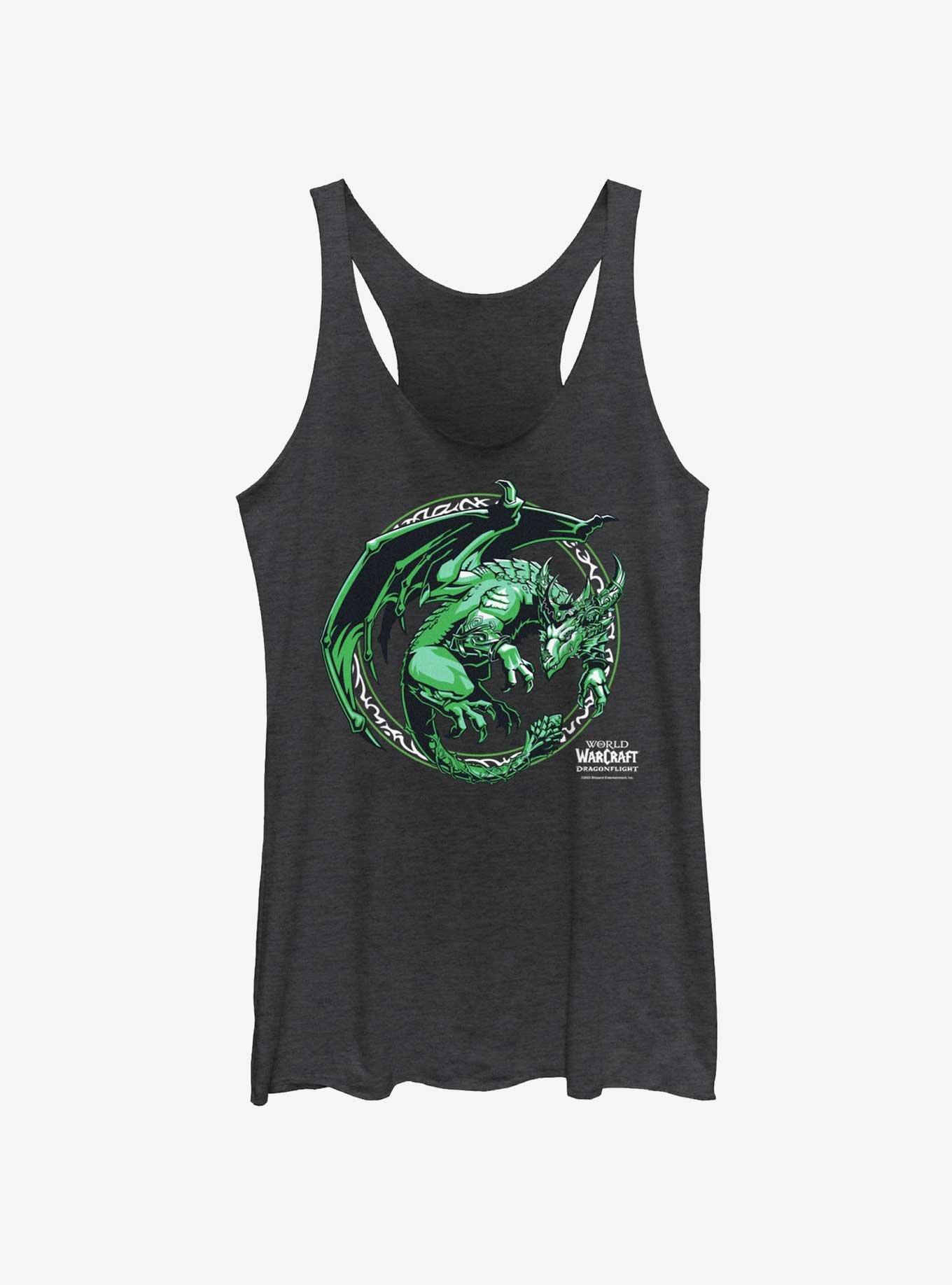 World Of Warcraft Ysera Dragon Girls Raw Edge Tank, , hi-res