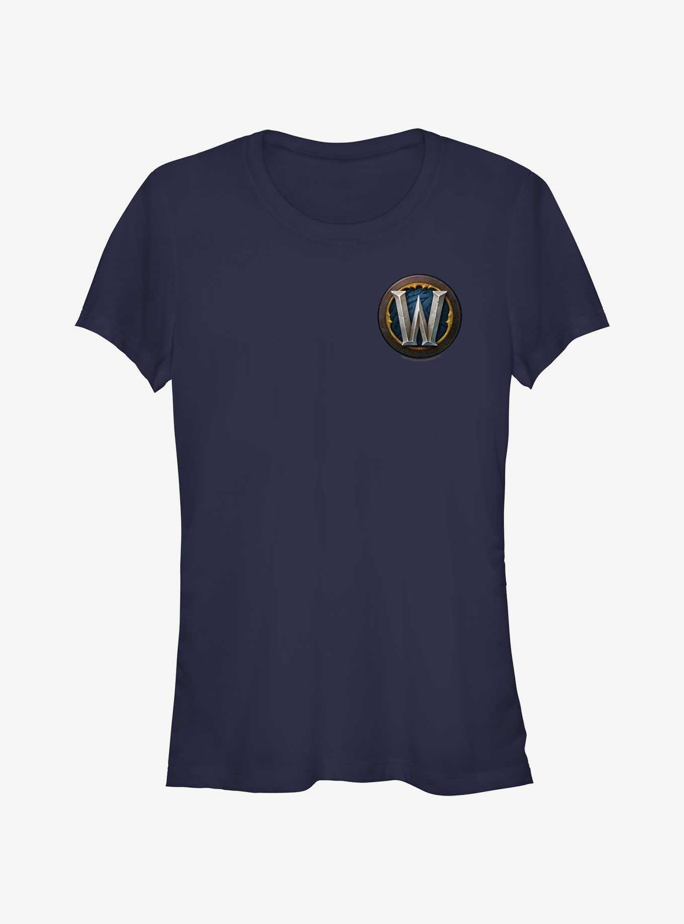 World Of Warcraft Wood Icon Logo Girls T-Shirt, , hi-res
