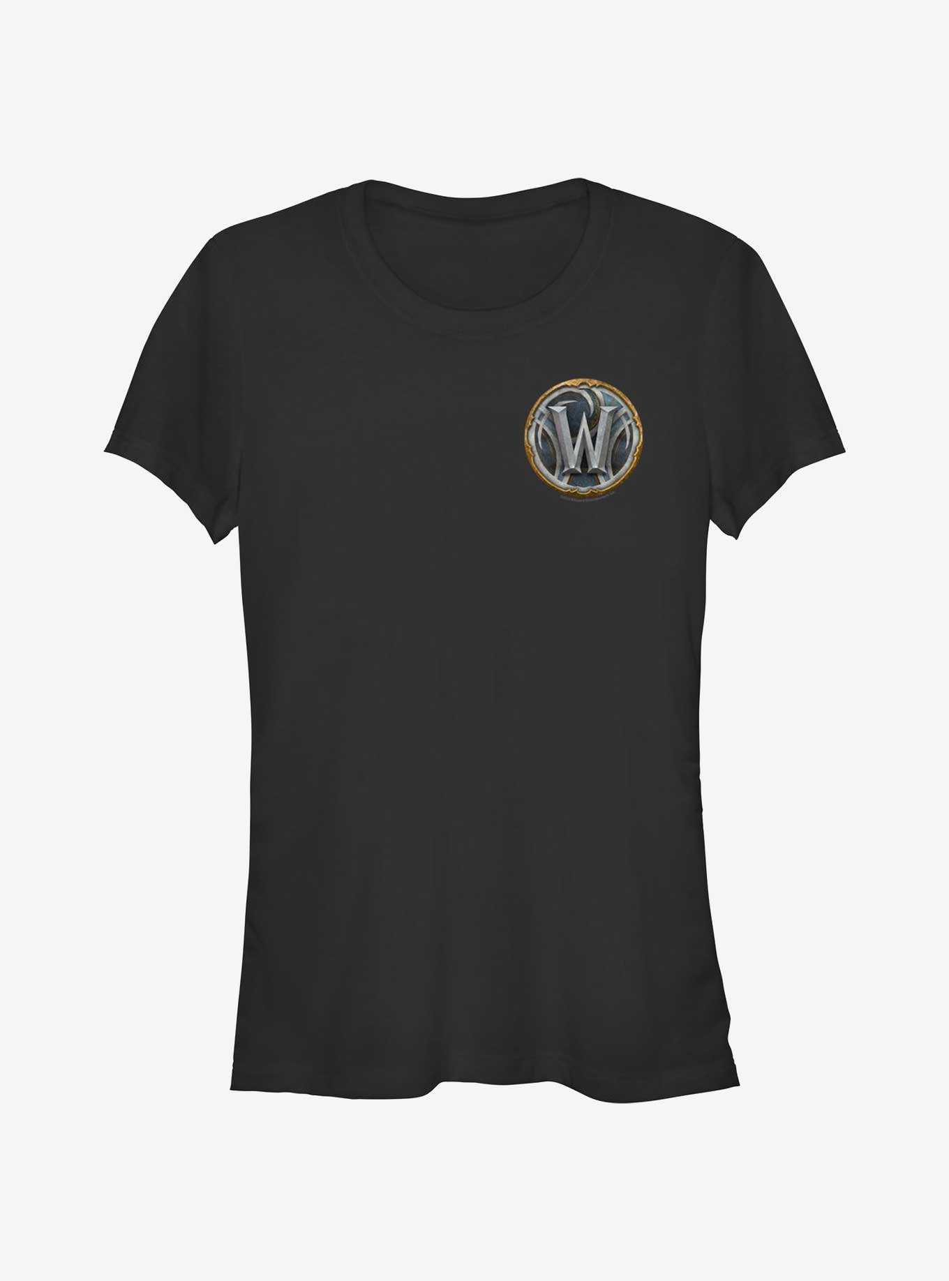 World Of Warcraft Adorned Logo Girls T-Shirt, , hi-res