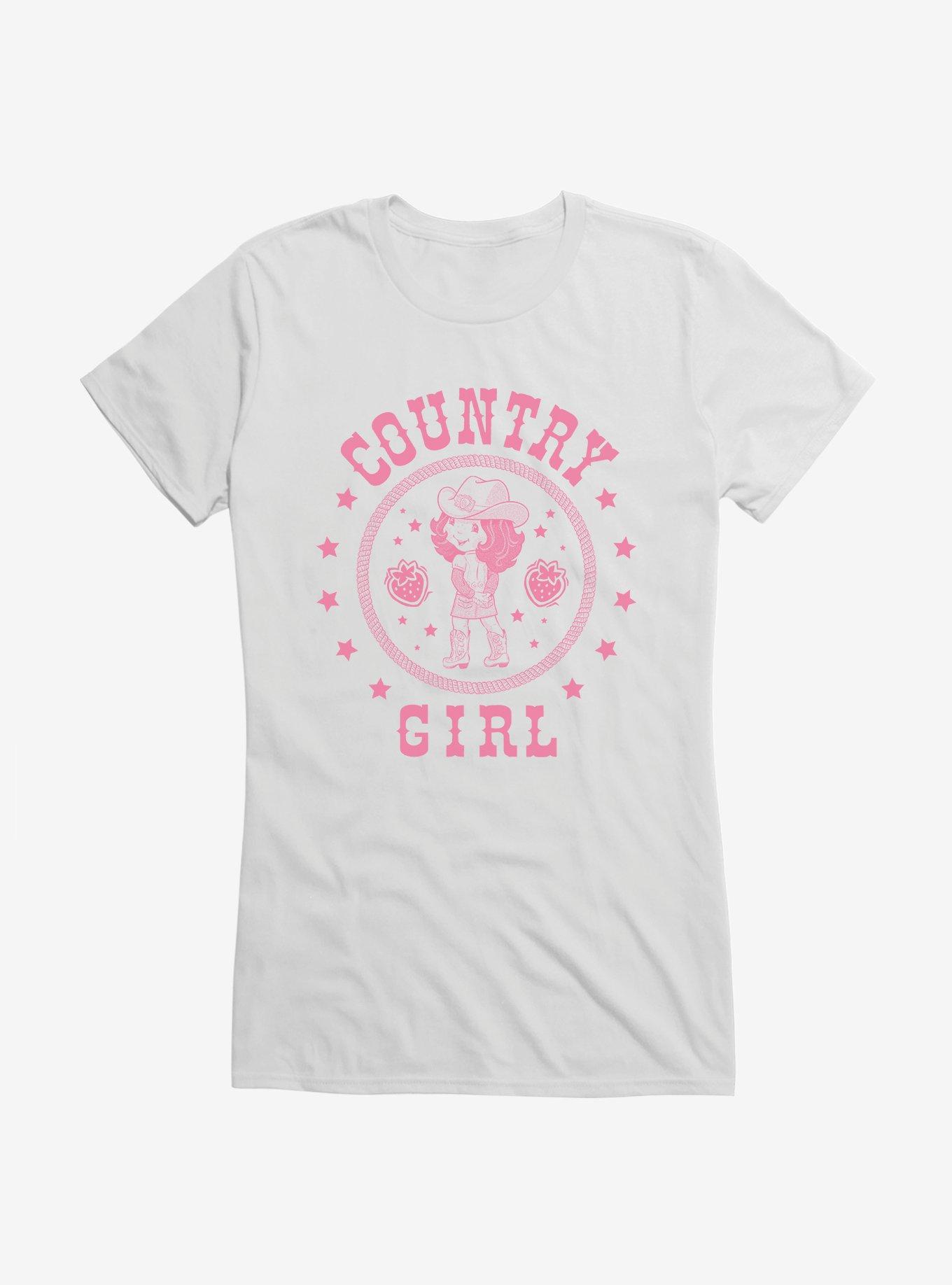 Strawberry Shortcake Country Girl Girls T-Shirt, WHITE, hi-res