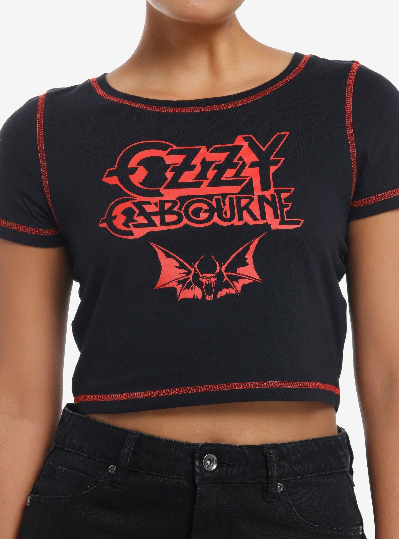 Ozzy Osbourne Bat Girls Baby T-Shirt, BLACK, hi-res