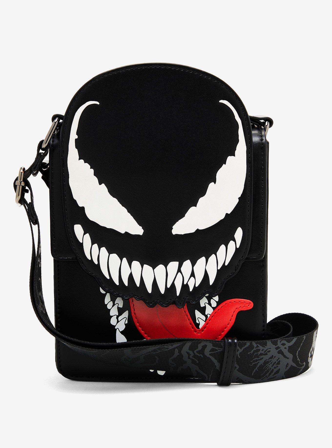 Marvel Venom Figural Venom Face Crossbody Bag BoxLunch Exclusive BoxLunch