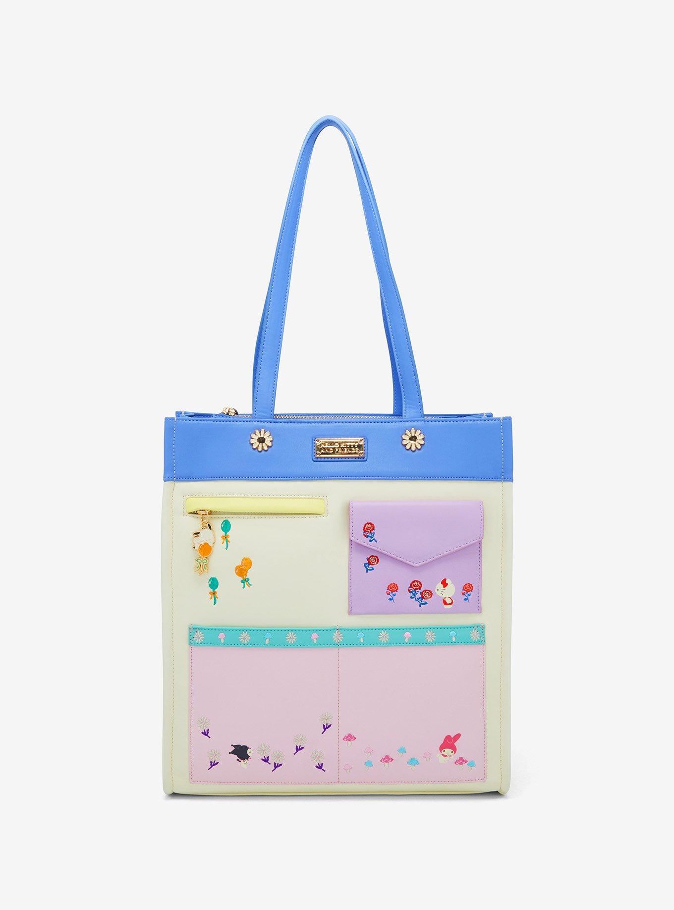 Sanrio Hello Kitty and Friends Floral Multi Pocket Tote - BoxLunch Exclusive, , hi-res