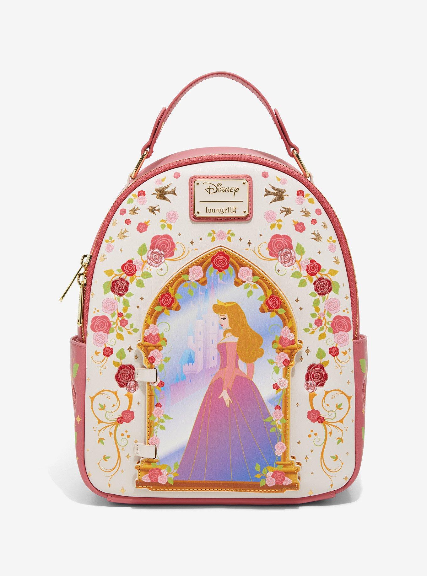 Disney outlet princess Loungefly pet companion brand new nwt purple jewels backpack