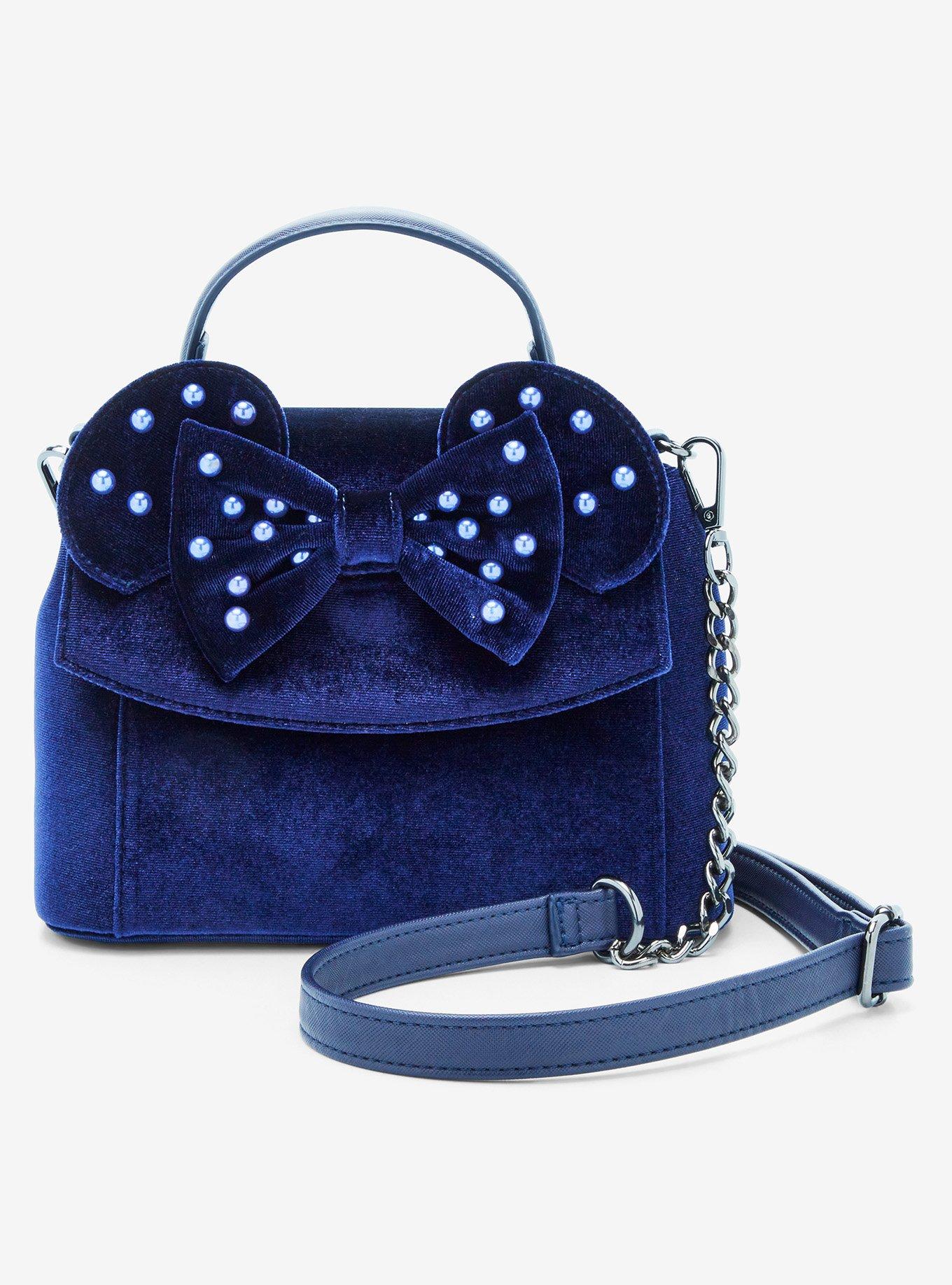 Loungefly Disney Minnie Mouse Velvet Ears Crossbody Bag - BoxLunch Exclusive, , hi-res