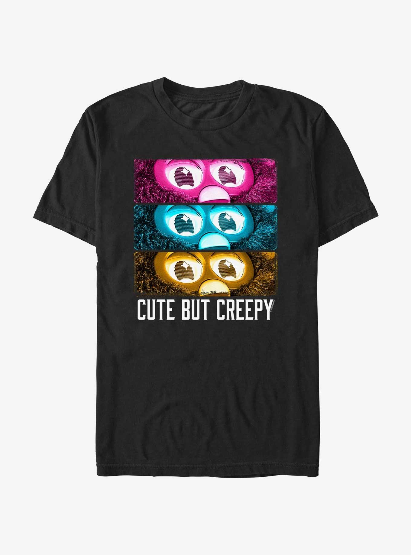 Furby Cute But Creepy T-Shirt, BLACK, hi-res