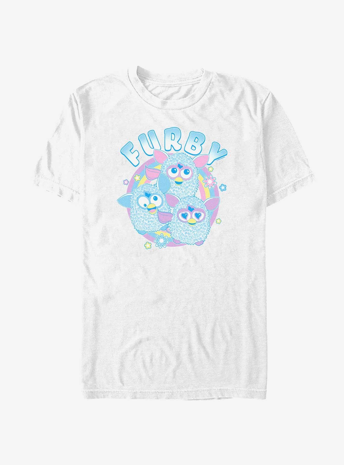 Furby Rainbow Furby T-Shirt, WHITE, hi-res