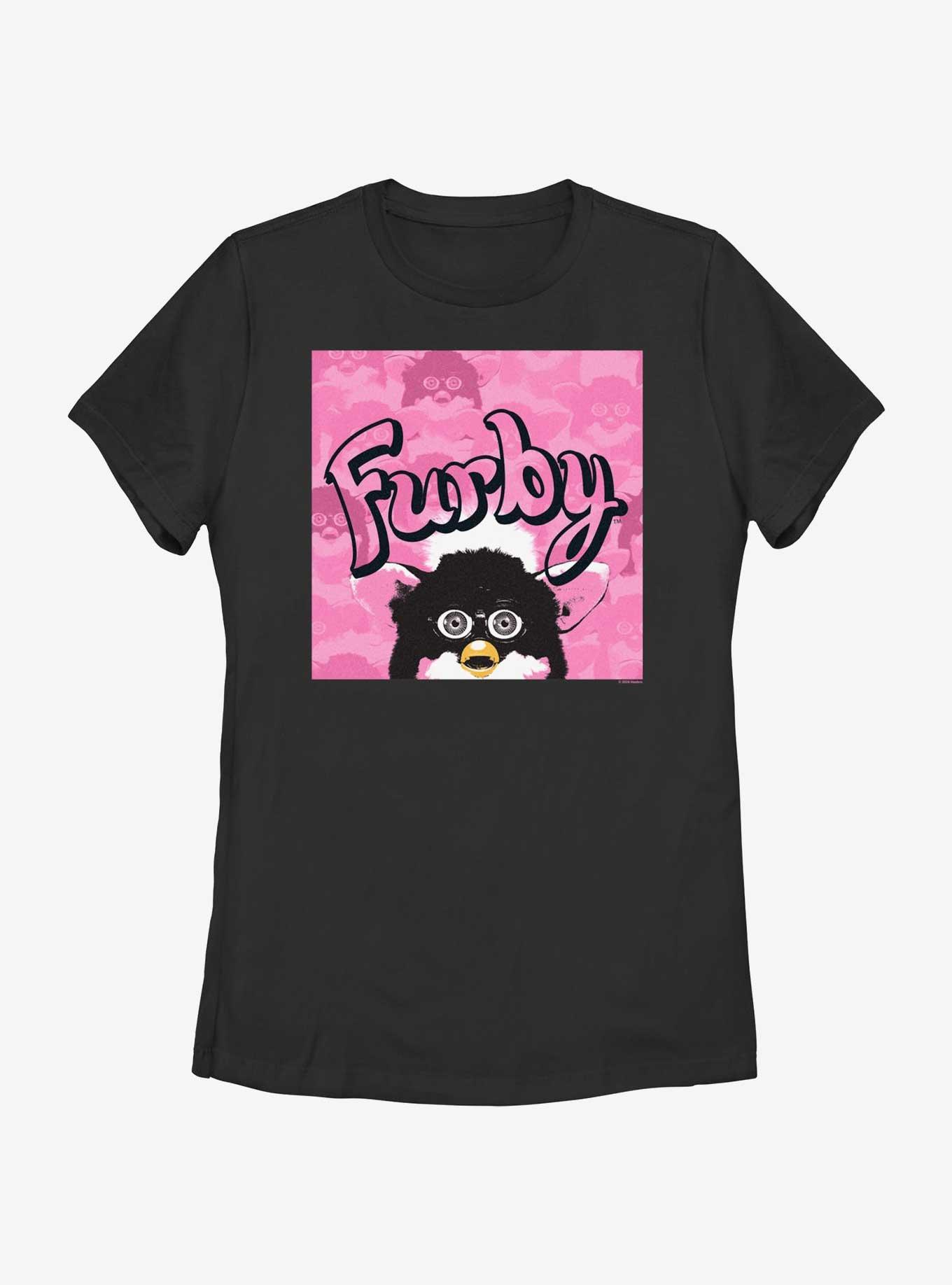 Furby Skunky Love Womens T-Shirt, BLACK, hi-res