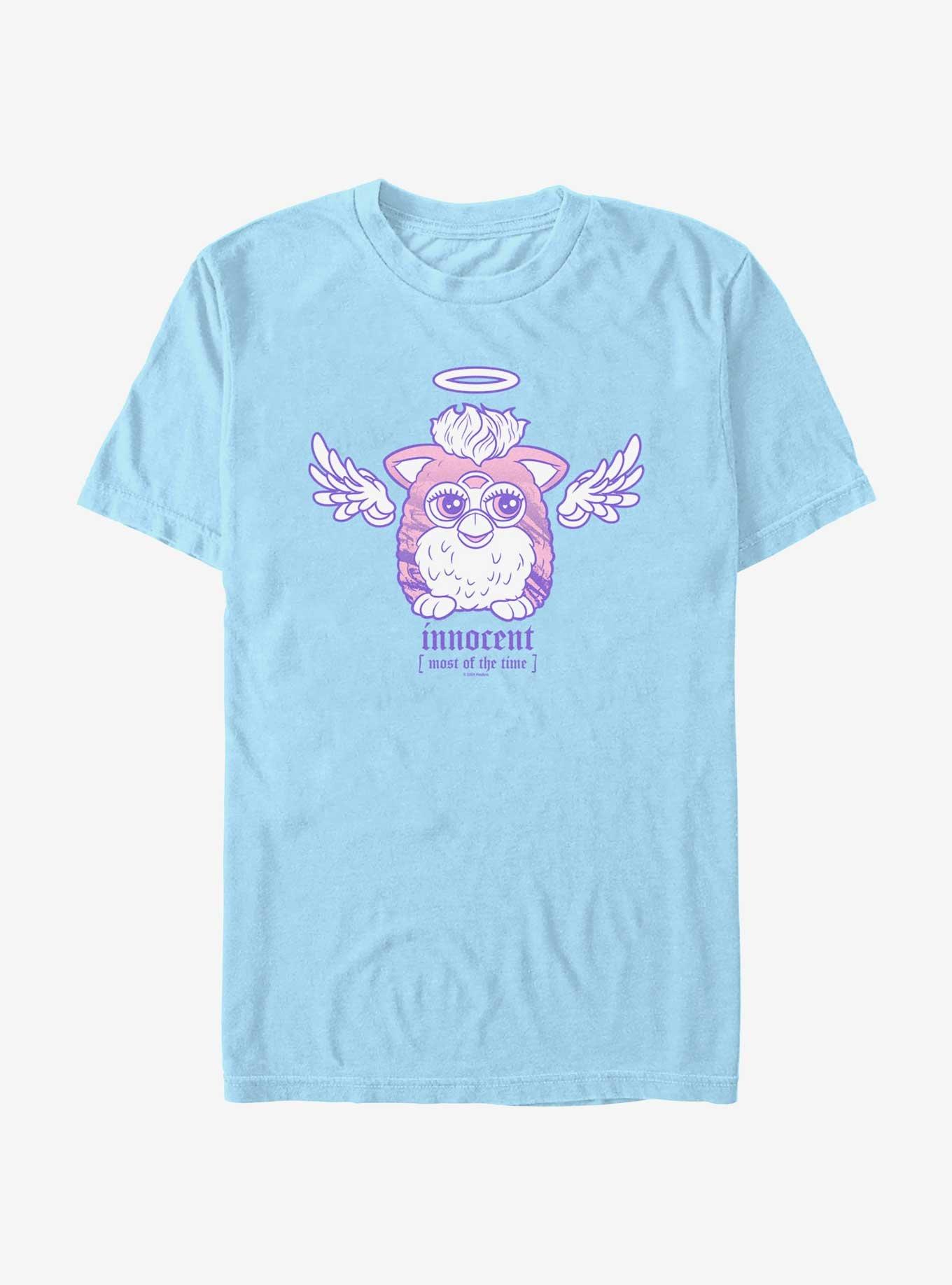 Furby Angel Innocent T-Shirt, LT BLUE, hi-res