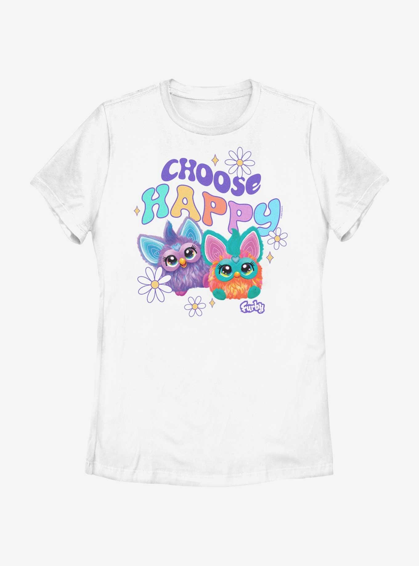 Furby Choose Happy Womens T-Shirt, , hi-res