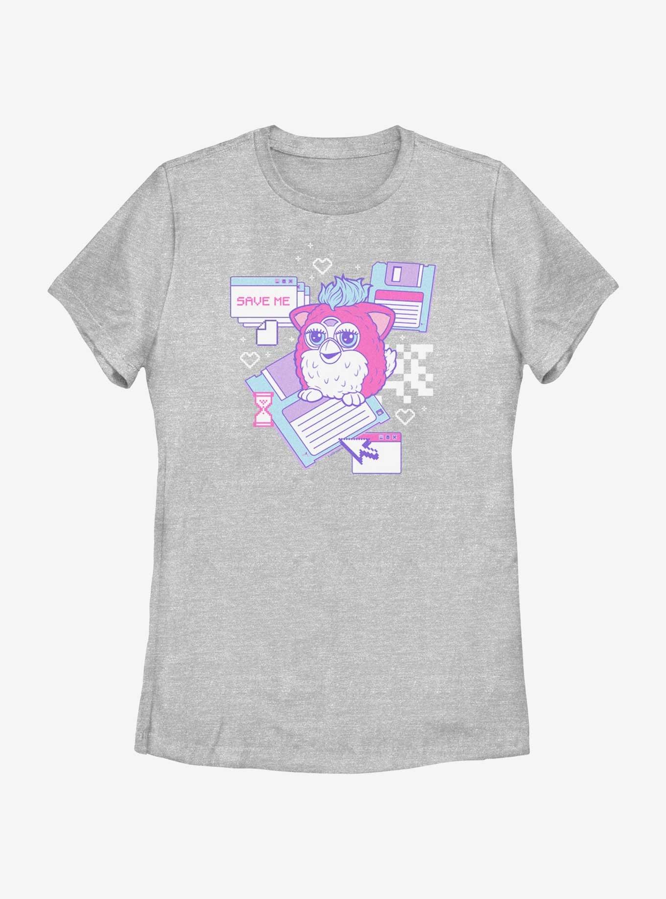 Furby Retro Computer Friend Womens T-Shirt