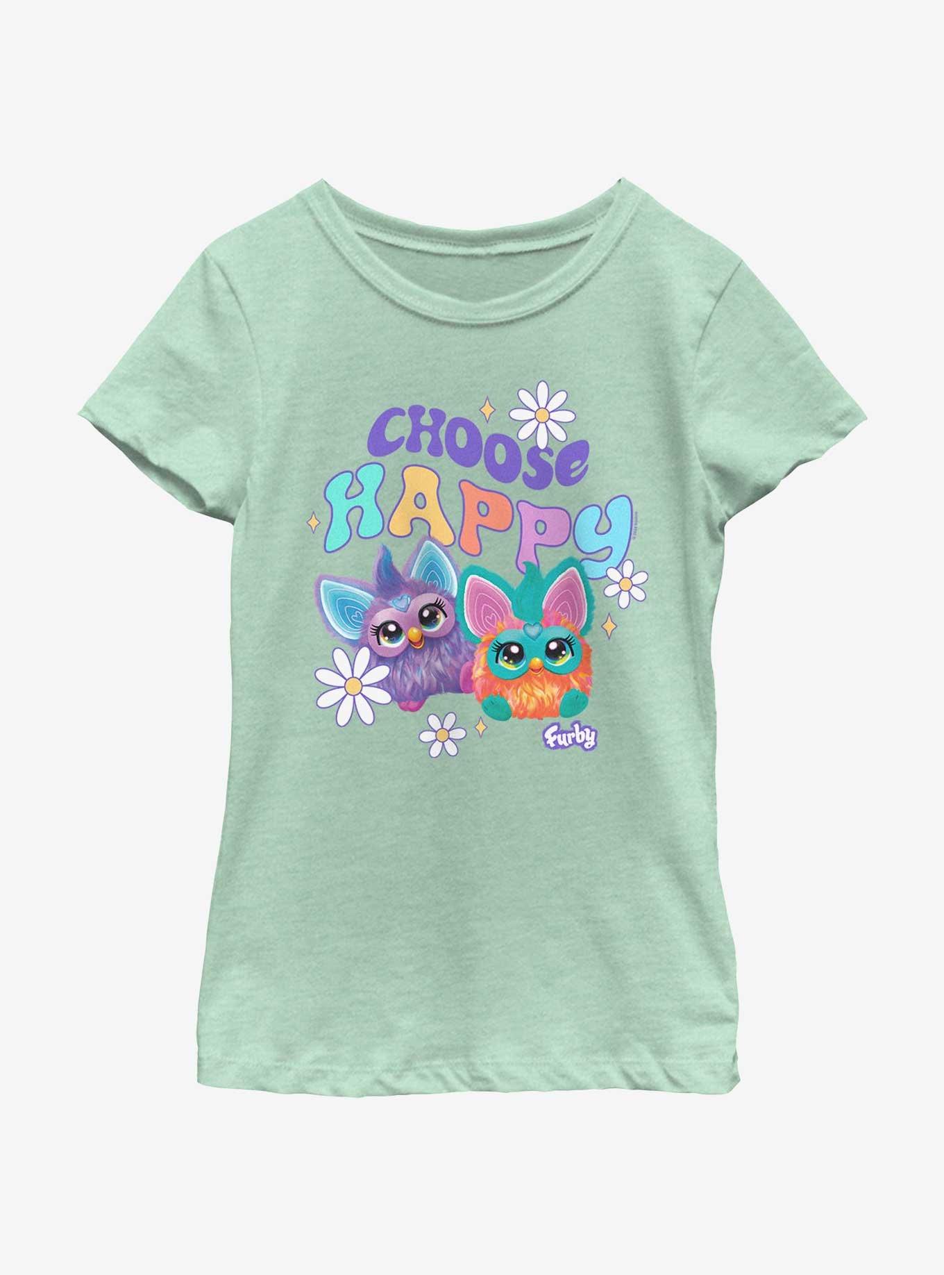 Furby Choose Happy Girls Youth T-Shirt