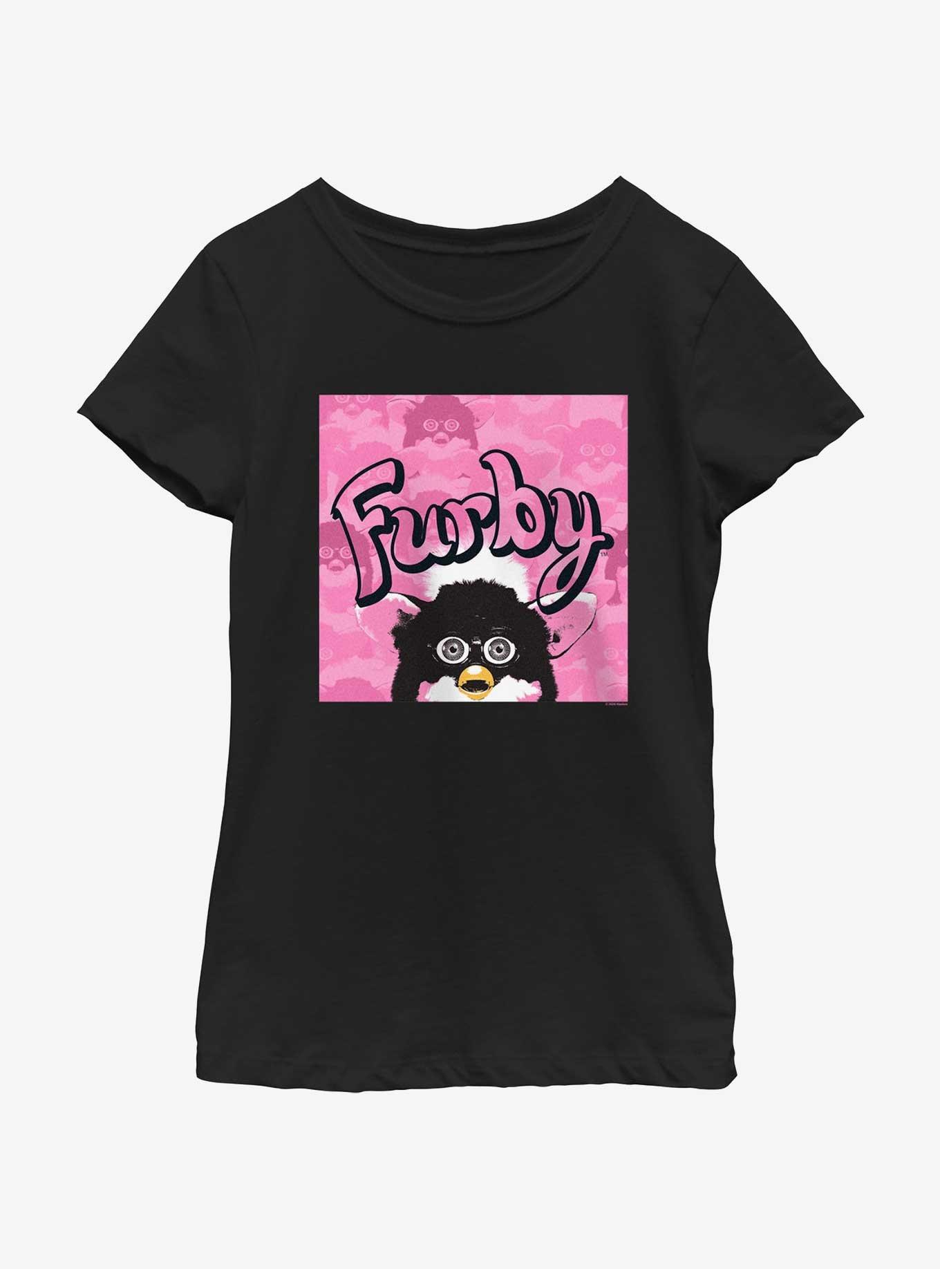 Furby Skunky Love Girls Youth T-Shirt, BLACK, hi-res