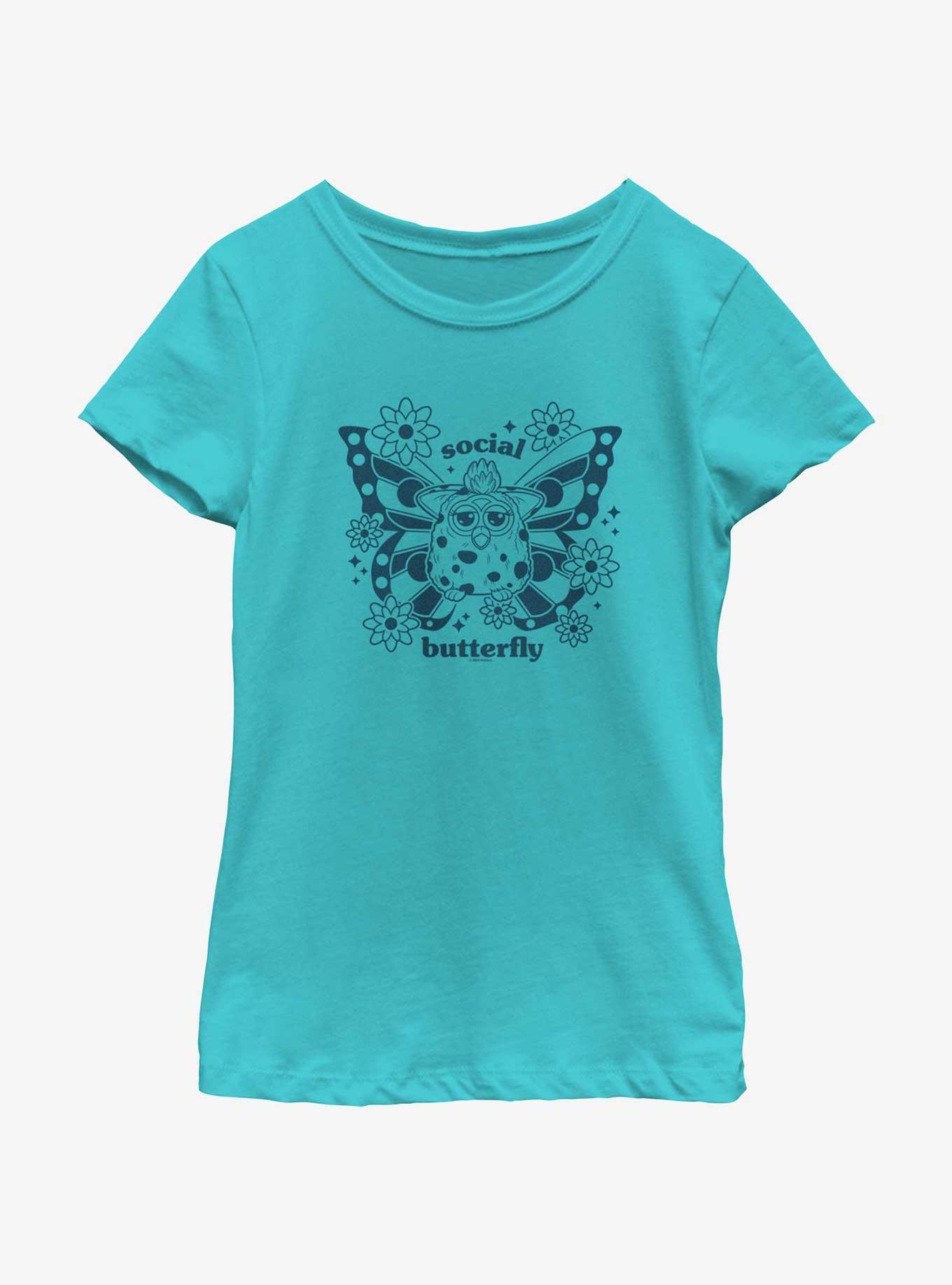 Furby Social Butterfly Girls Youth T-Shirt, , hi-res