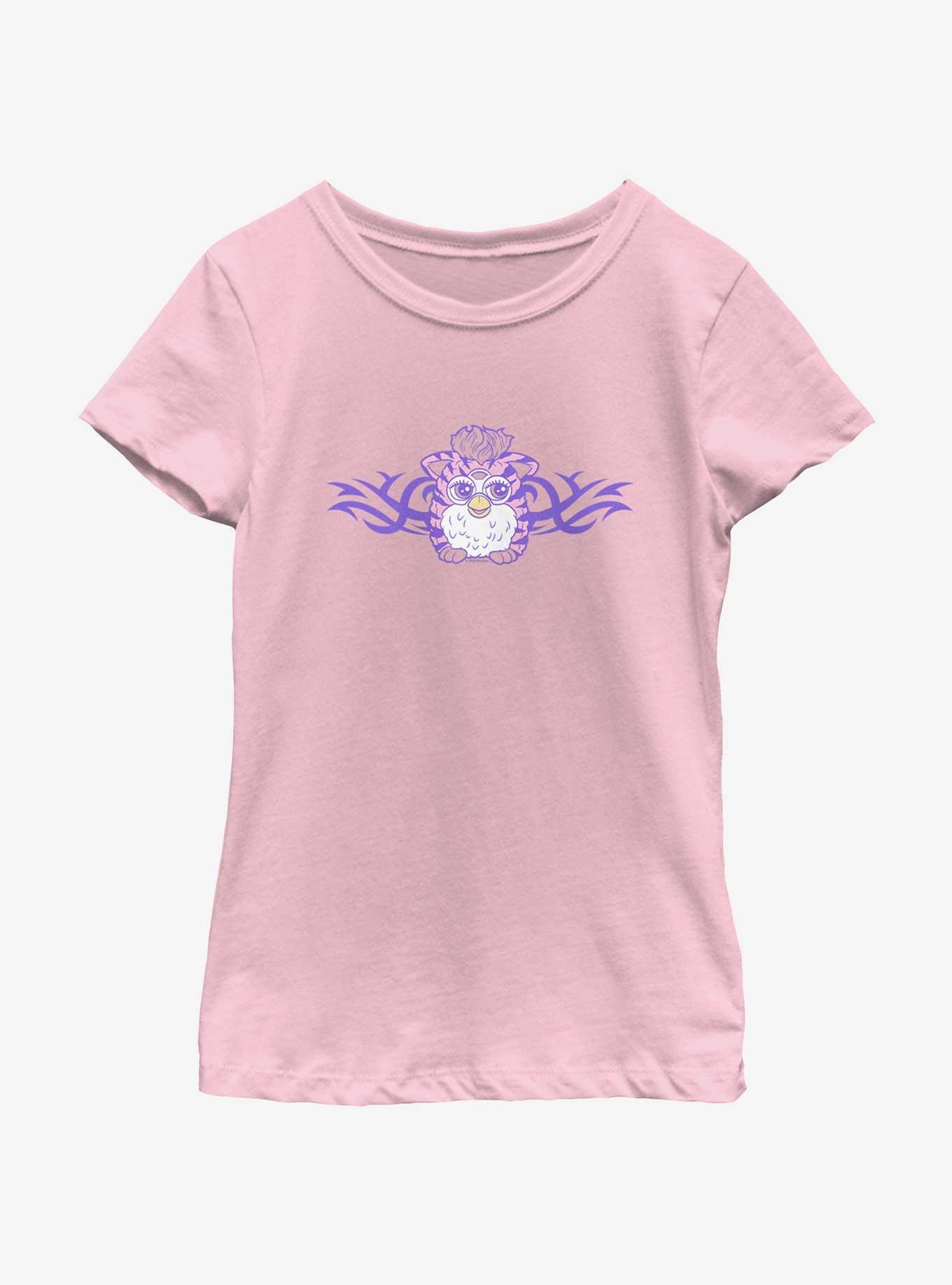 Furby Striped Furby Girls Youth T-Shirt, , hi-res