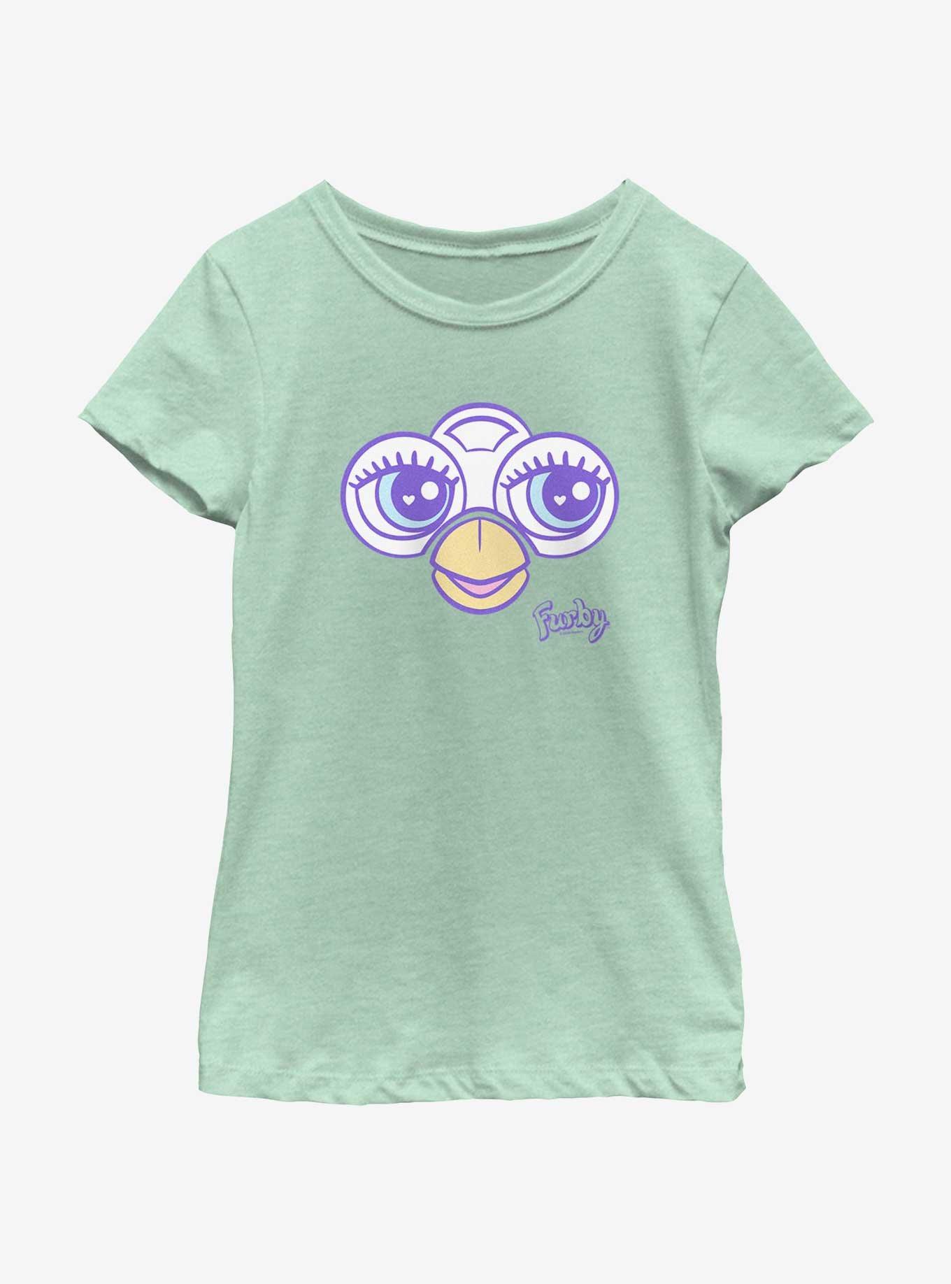 Furby Big Cute Face Girls Youth T-Shirt