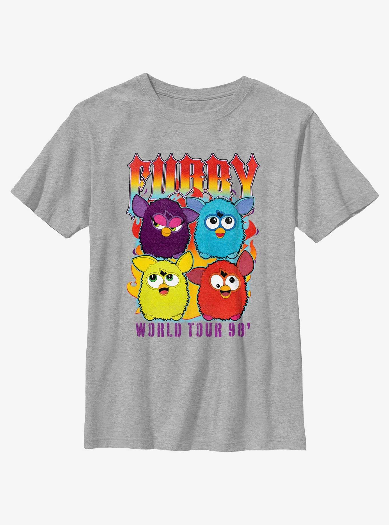 Furby Rock Band Furby Youth T-Shirt, ATH HTR, hi-res