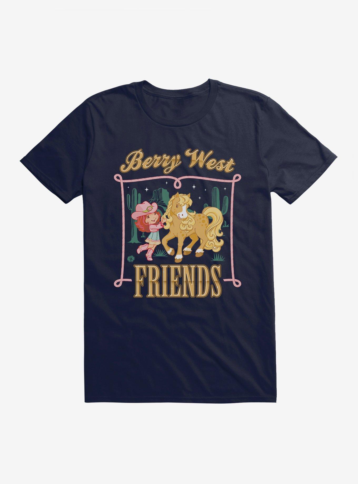 Strawberry Shortcake Berry West Friends T-Shirt, NAVY, hi-res